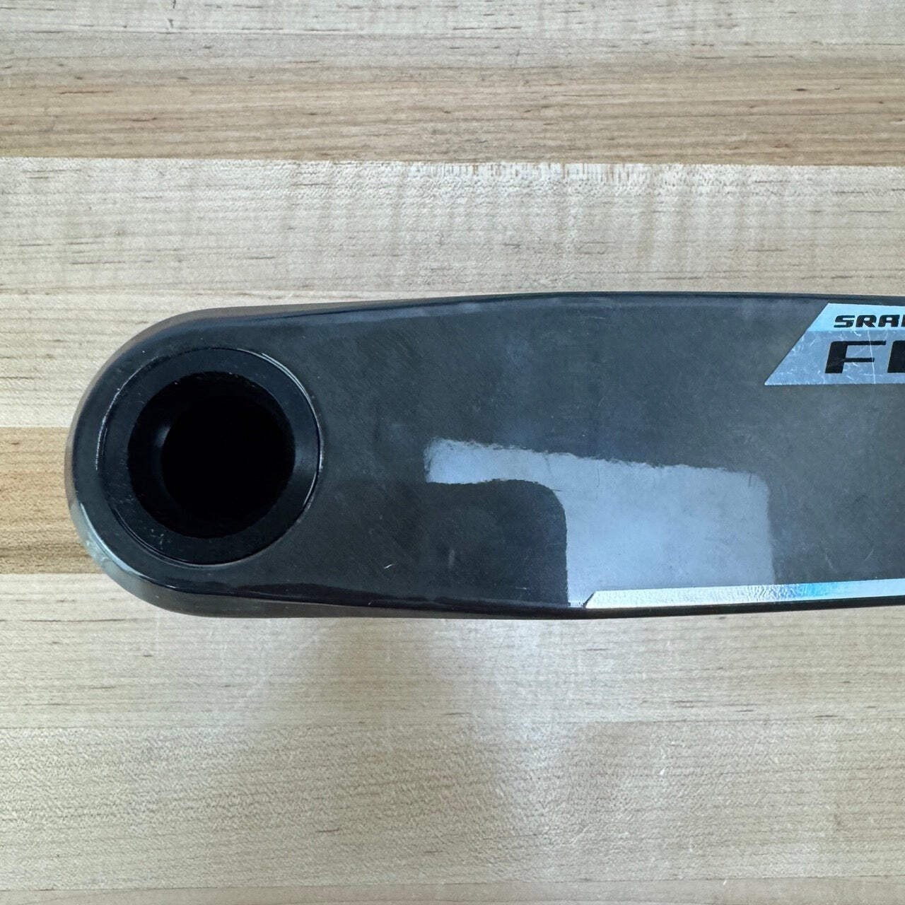 Light Use! SRAM Force AXS XPLR E1 165mm Carbon Dub Wide 8-Bolt Crank Arms 411g