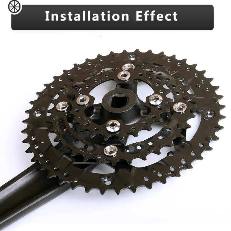 Bike Chainring 44/32/22t Triple MTB Mountain Bicycle Chain Ring Sprockets 3x9s