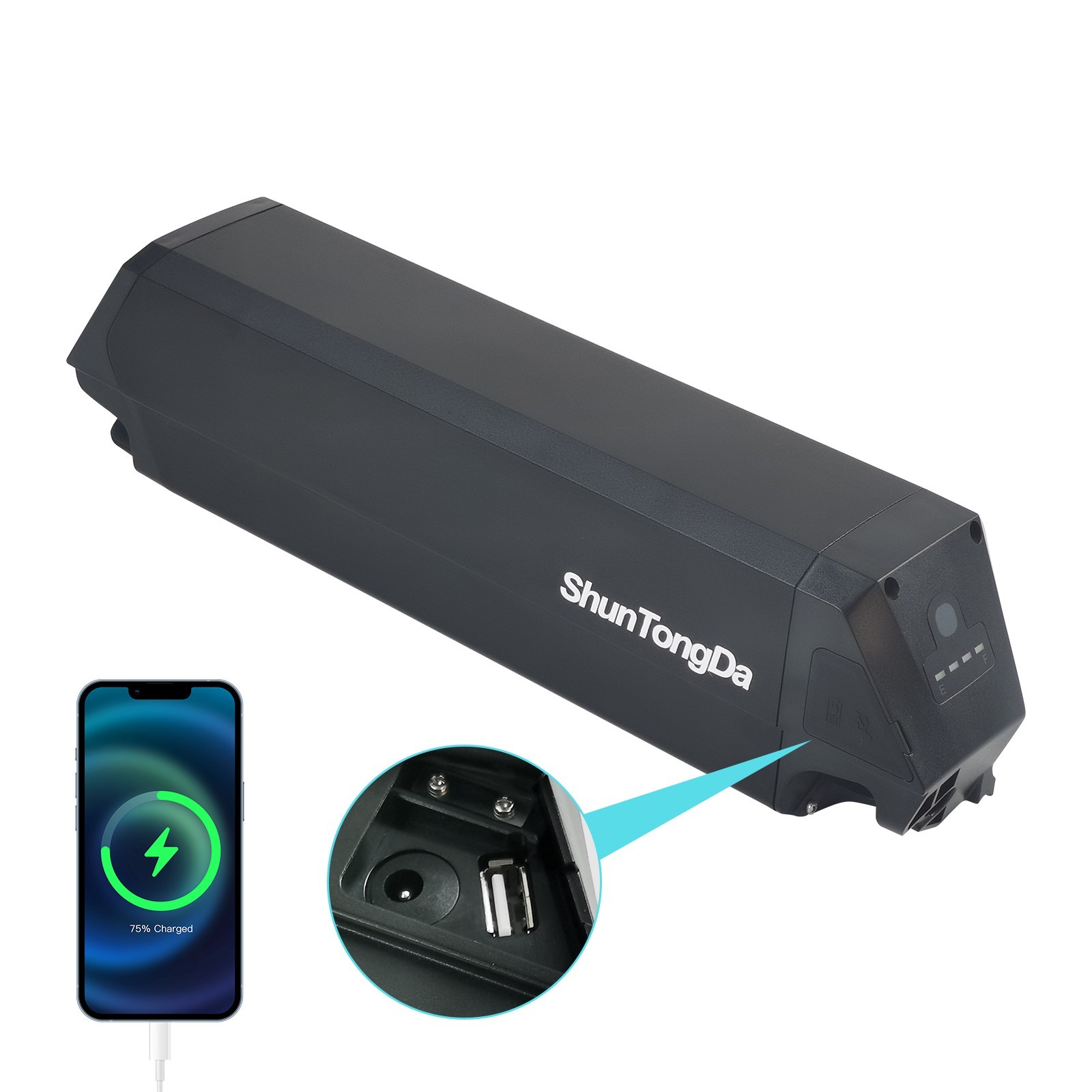 48V 25ah reention dorado li ion battery for Whizz Strome 2 NCM Moscow Plus ebike