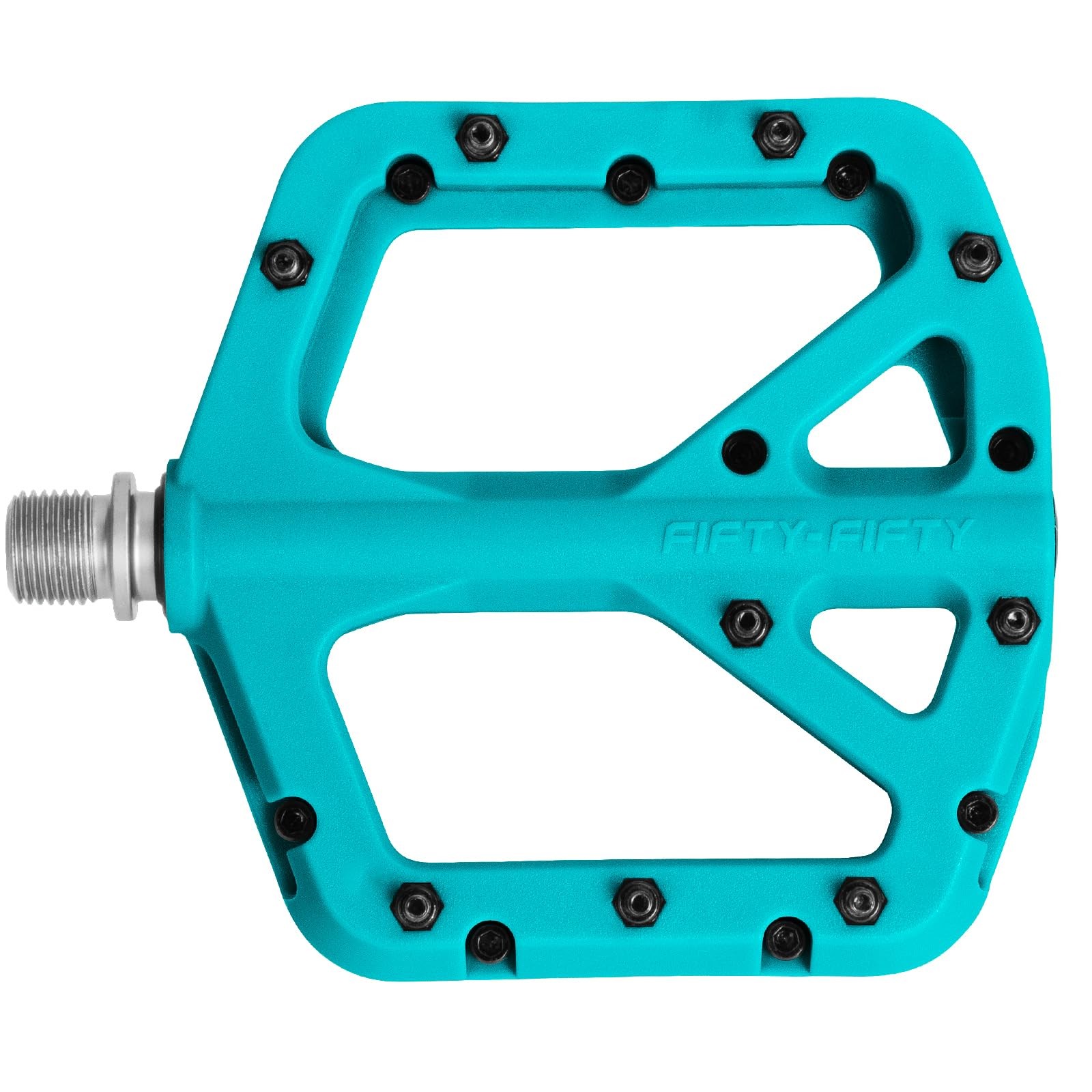 FIFTY-FIFTY Mountain Bike Pedals, Non-Slip MTB Nylon Composite, 9/16 Bicycle …