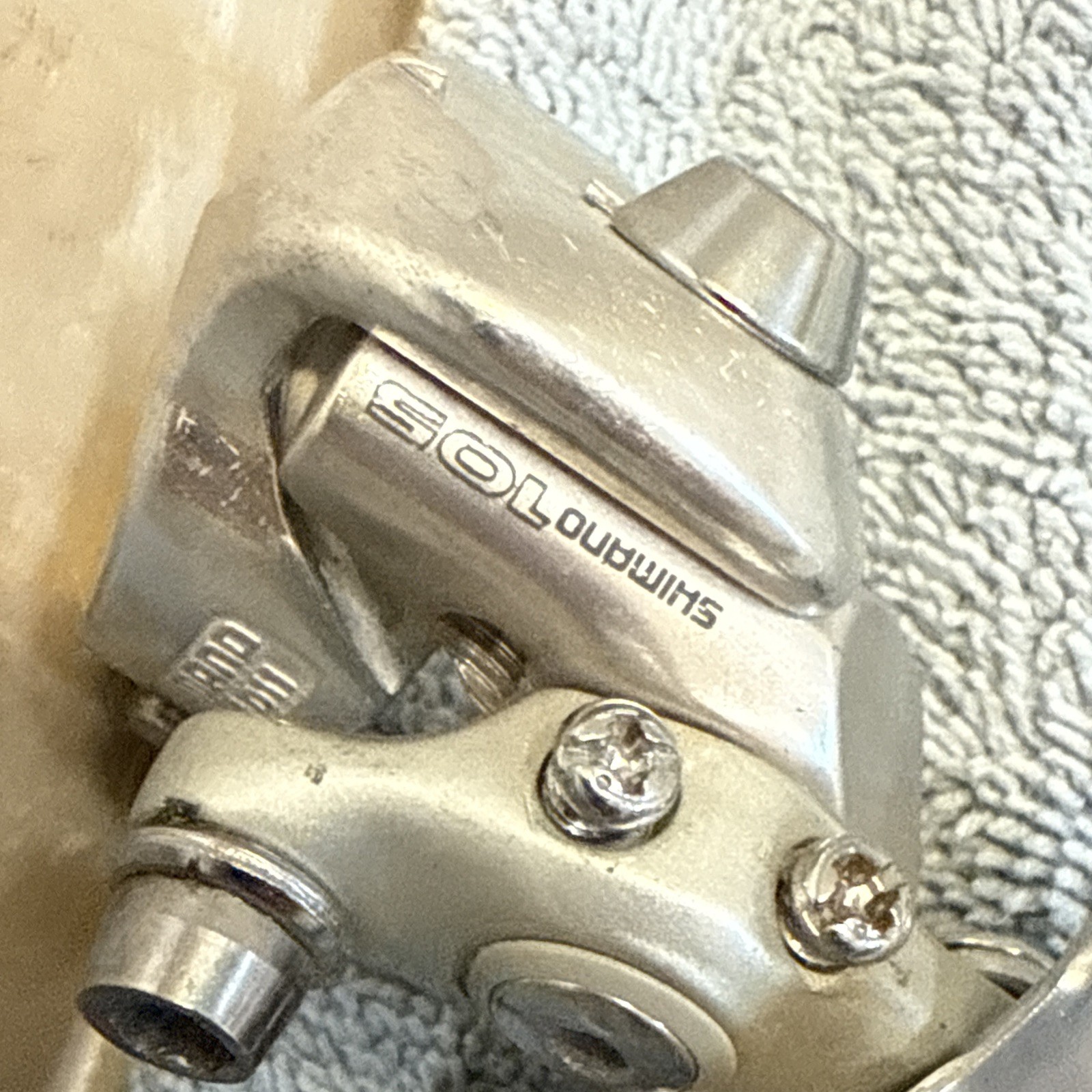 Shimano 105 Braze-on Front Derailleur FD-1055 with 31.8mm clamp 2×6,7,or8 [ssg]