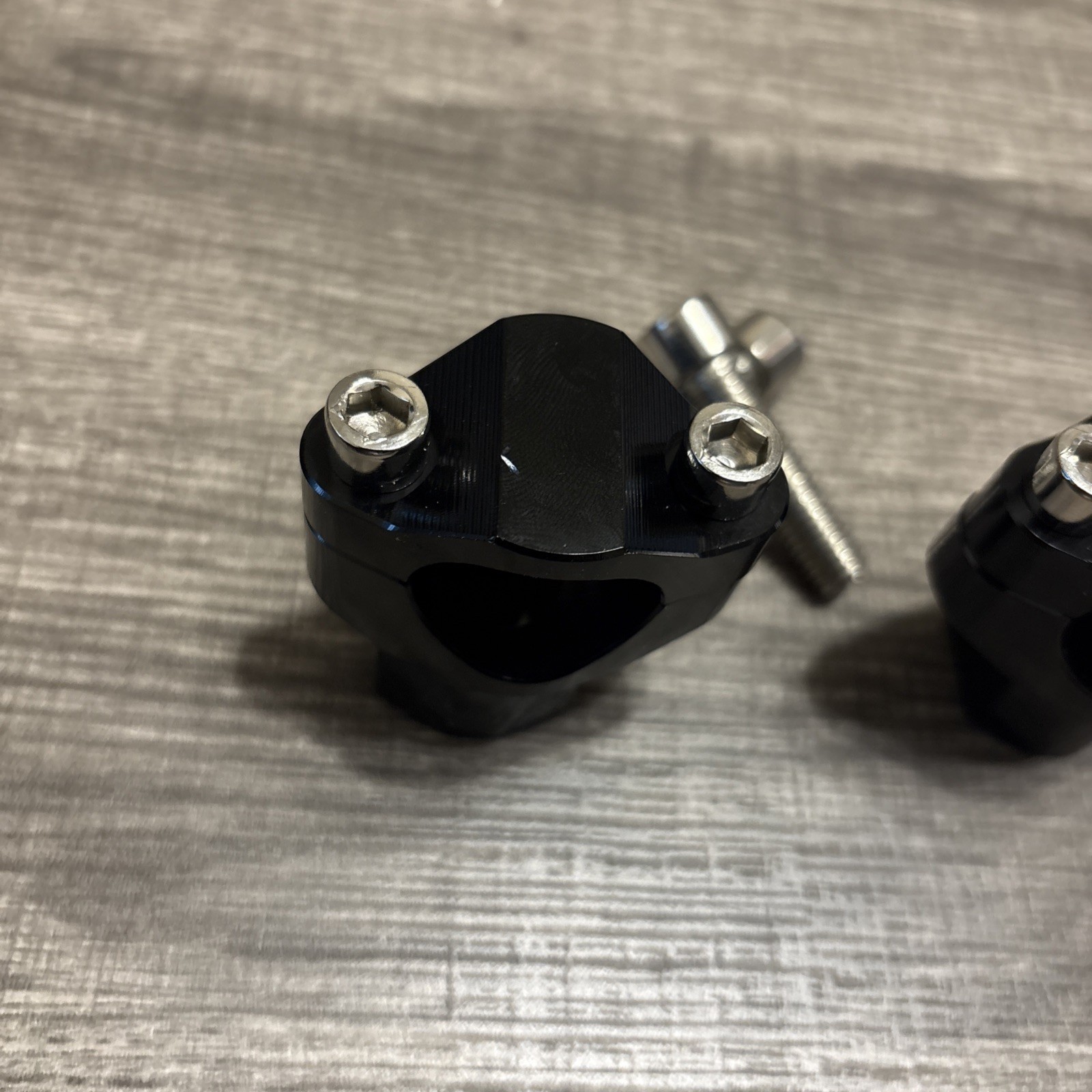 Dirt Bike Handlebar Riser,CNC Motorcycle Handle Bar Mounts Clamps for black