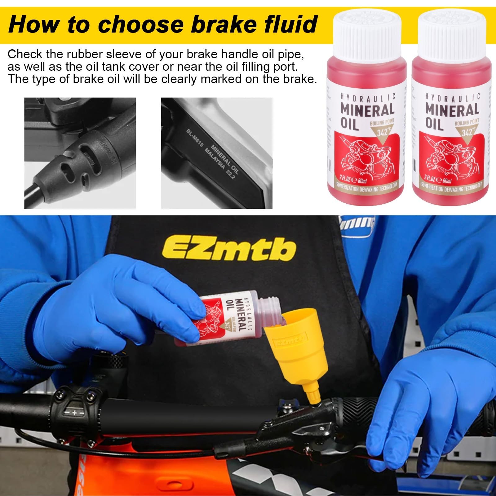 Hydraulic Brake Bleed Kit for Shimano, Tektro, Magura & Mineral Oil Systems – 12