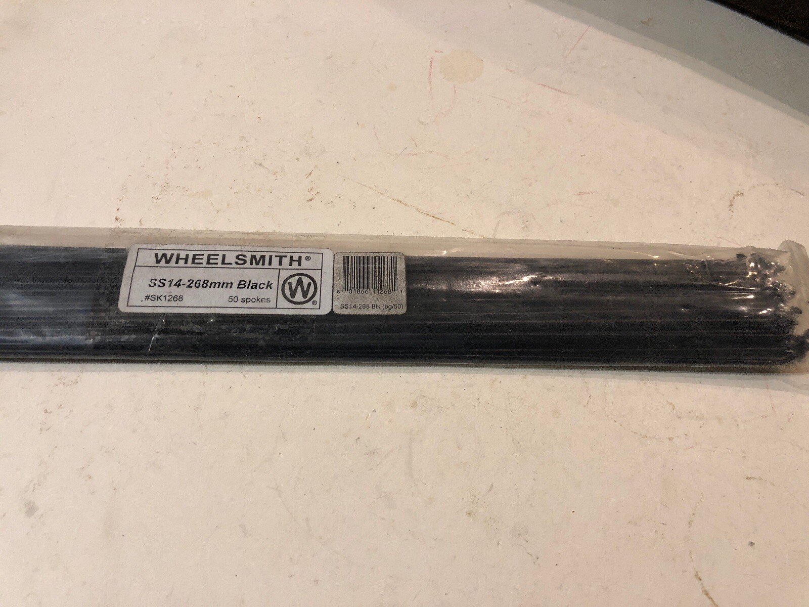 Wheelsmith SS 14-268 mm Black Spokes