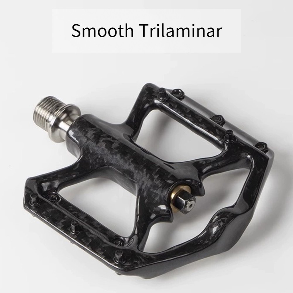 Cycling Biking Carbon Fiber Pedal 3 Bearing Pedal 180g Lightweight Design