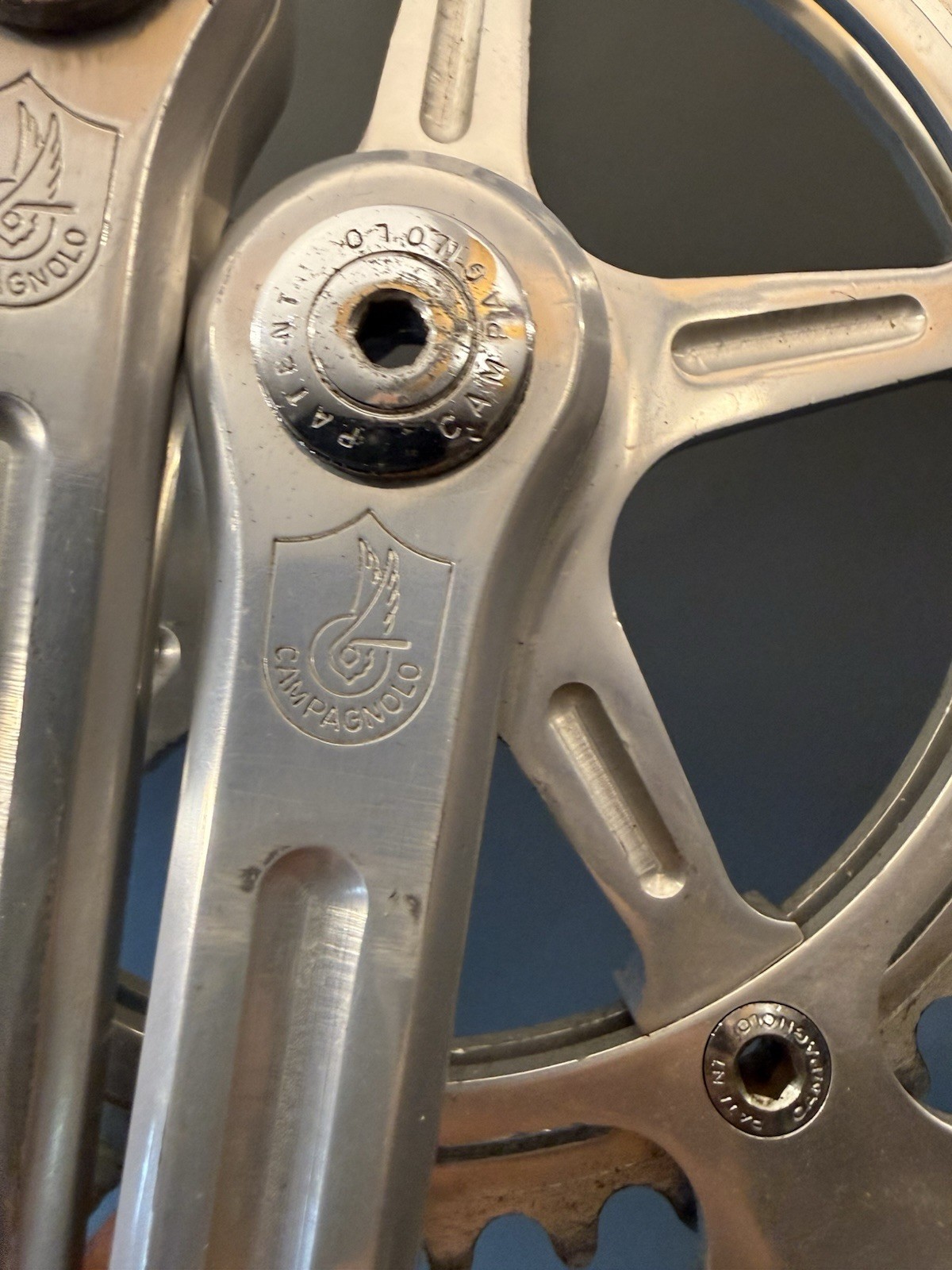 ~ Vintage Campagnolo Nuovo Record Strada Crankset 52/42T 170mm – No Date ~
