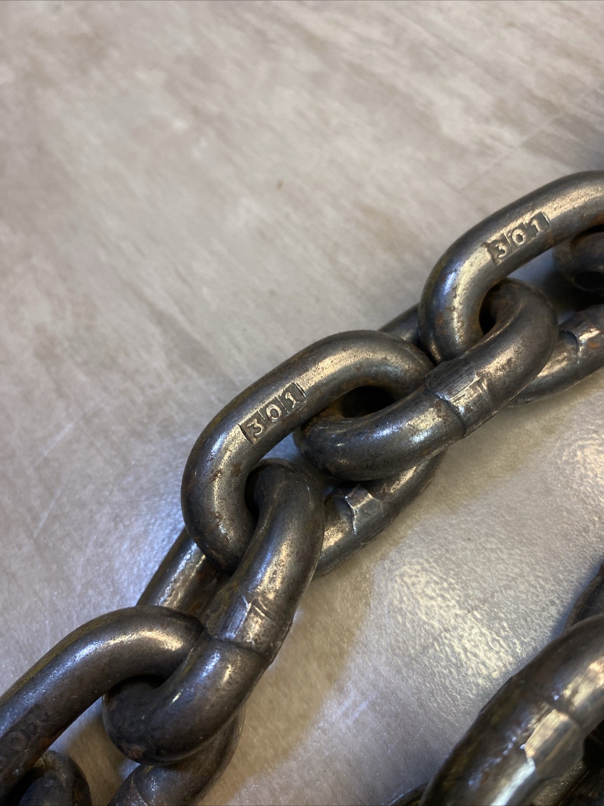 3 CM @ 5 ft Aircraft Chain Binder Links Used Magnetic 301 Stainless 226 BBQ