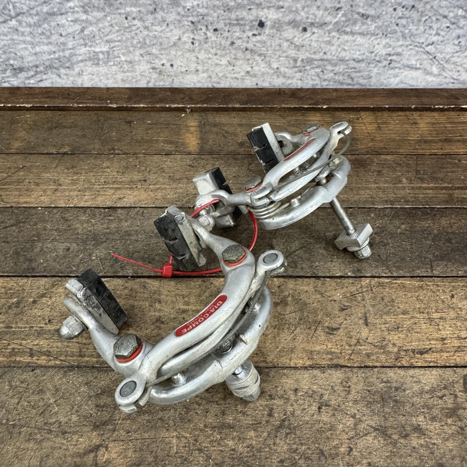 Vintage Dia Compe Center Pull Brake Caliper Set Long Drop Forged Japan