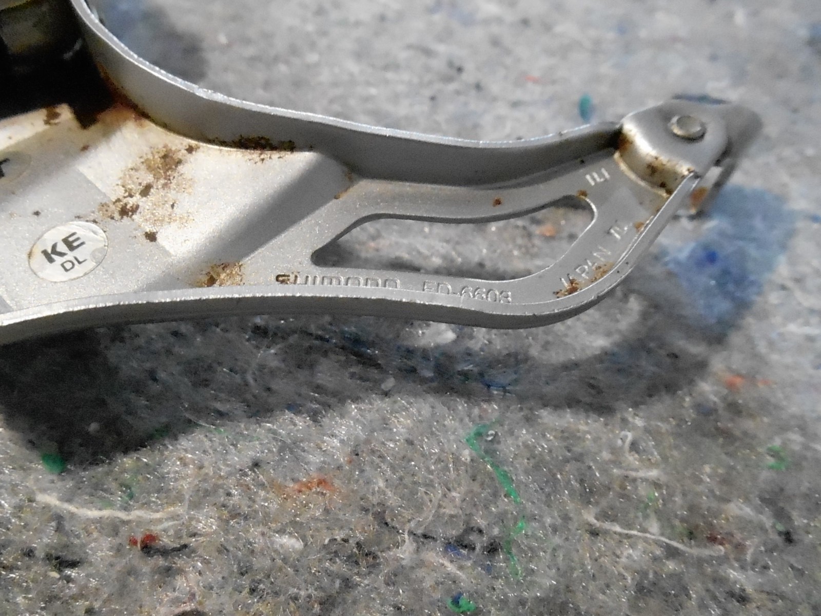 Shimano Ultegra Triple, Braze-On Mount, Bottom Pull Front Derailleur FD-6603