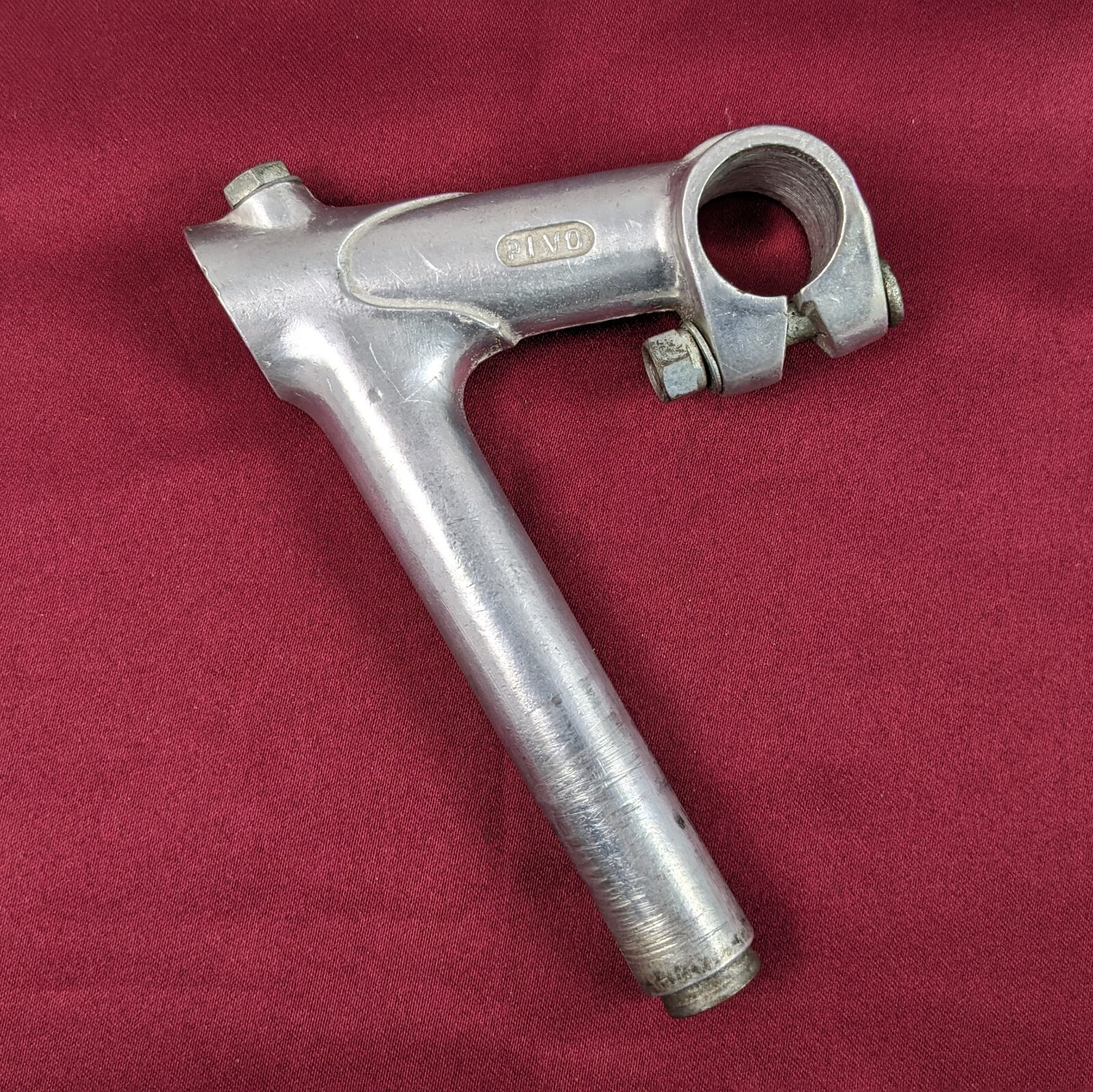 Vintage Pivo Alloy Road Quill Stem Goose Neck 22mm 85mm