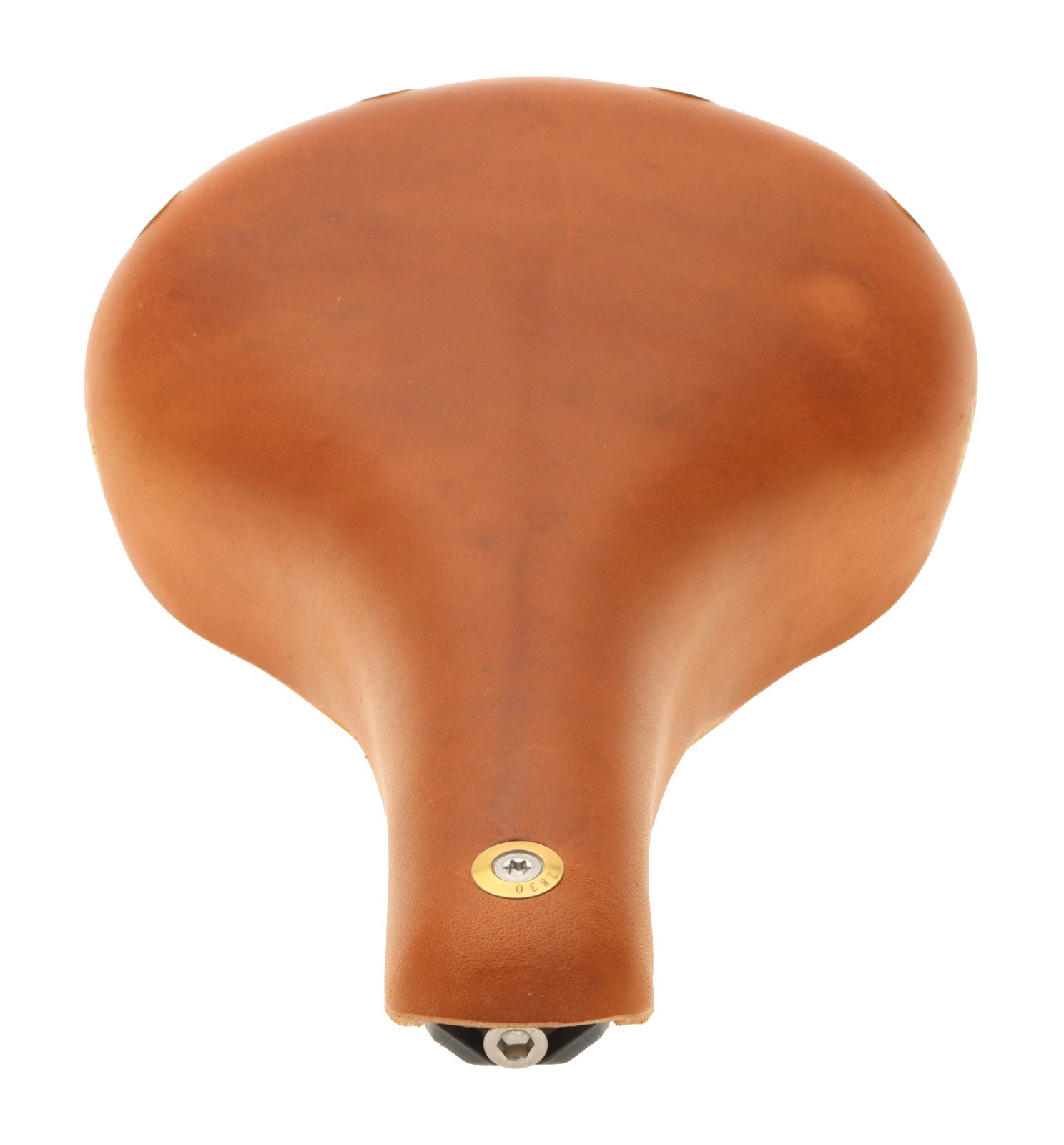 Gilles Berthoud Agnel Saddle Titanium Rails Hard Leather Natural NEW NOS NIB