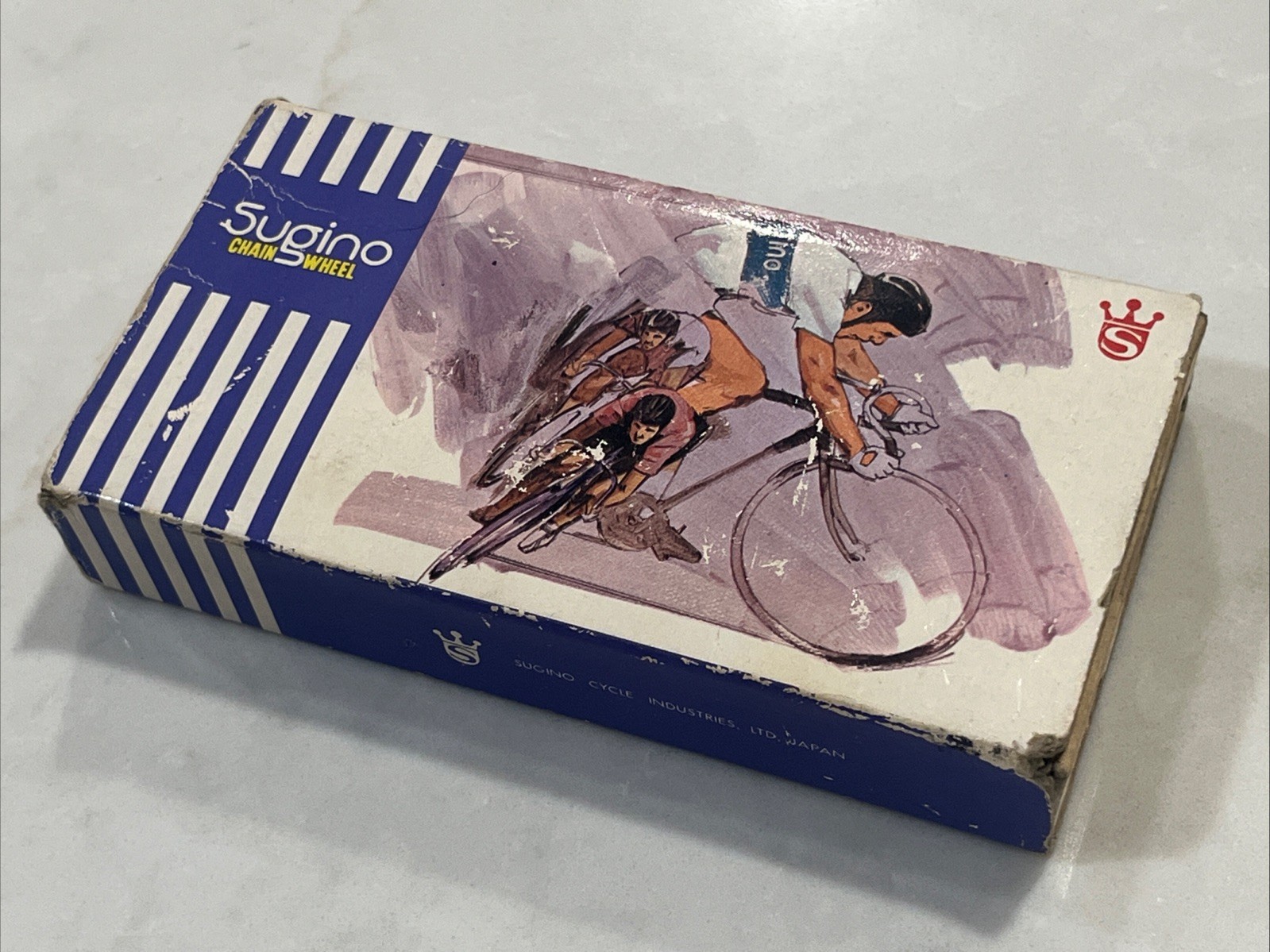 NOS Vintage Sugino MW-70 Bottom Bracket 115mm Spindle Italian Threaded BB 36x24T