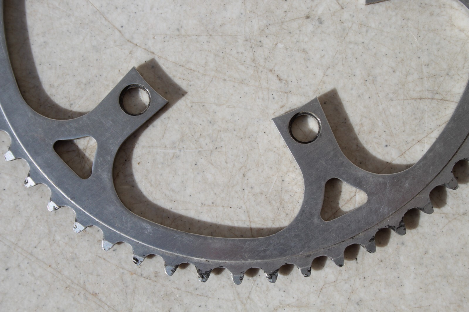 Retro Vintage Sugino 52 Tooth Silver Chainring 110 BCD JAPAN