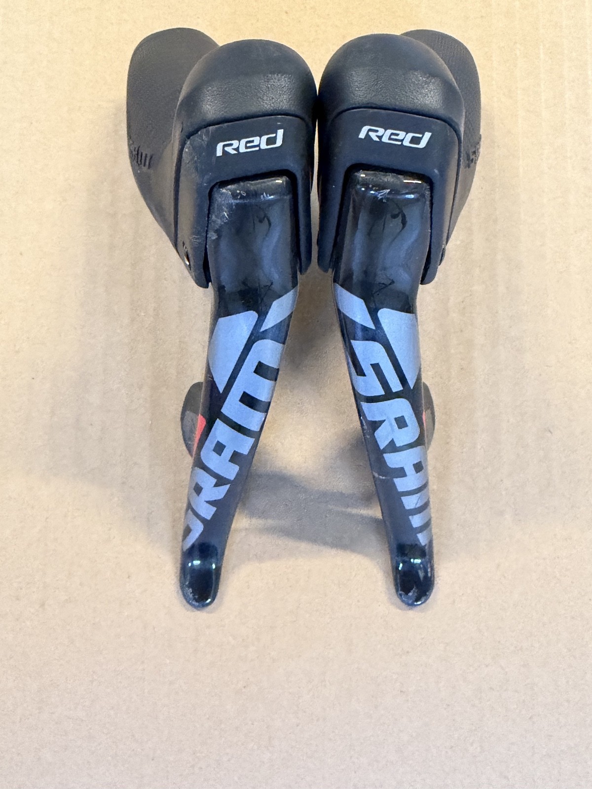 SRAM Red 10 speed Double Tap 2 x 10 Carbon Integrated Shifter/Rim Brake Levers