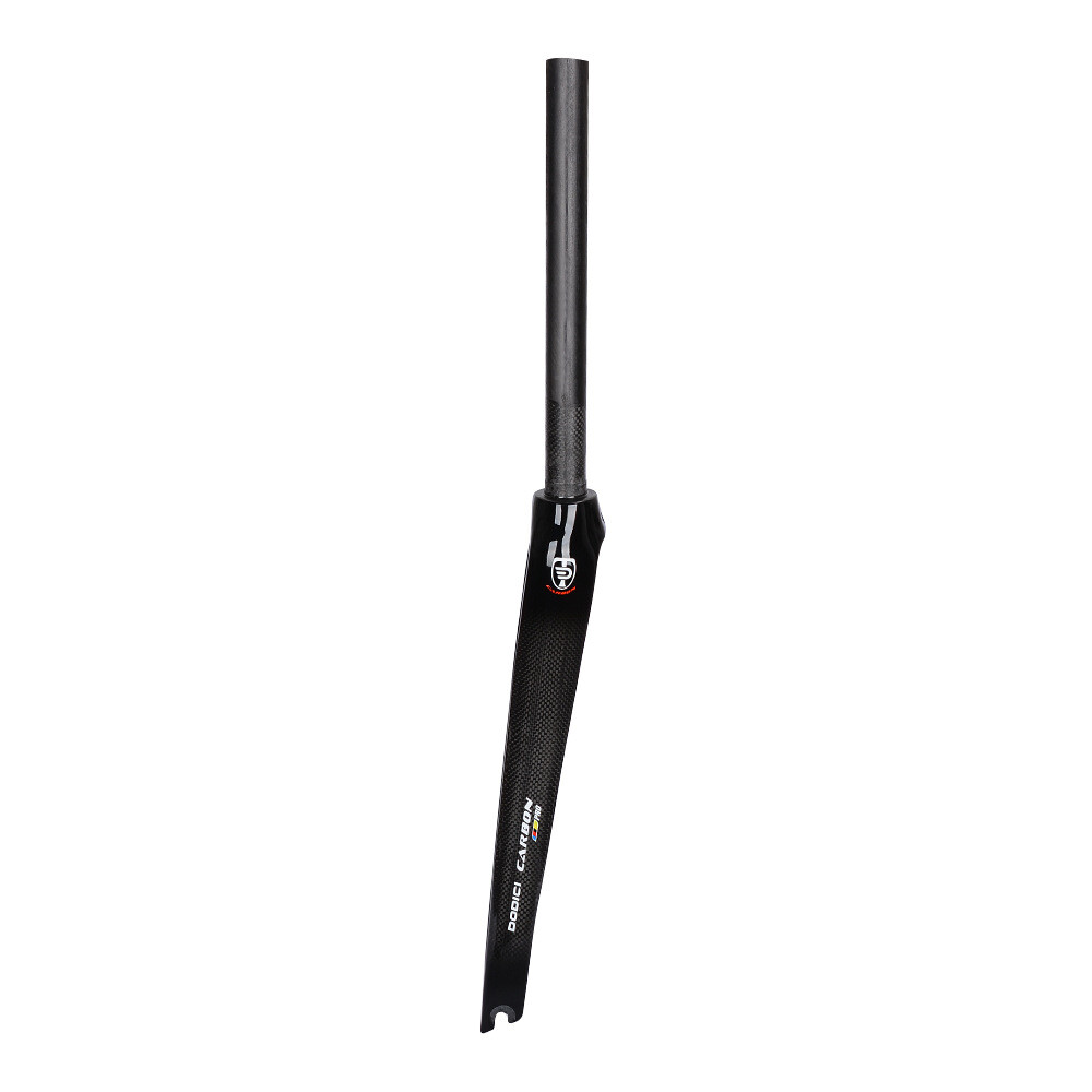 700C Carbon Fiber Fork 1-1/8 in Rigid Rim Brake Road Bike Frok Racing QR 100*9mm