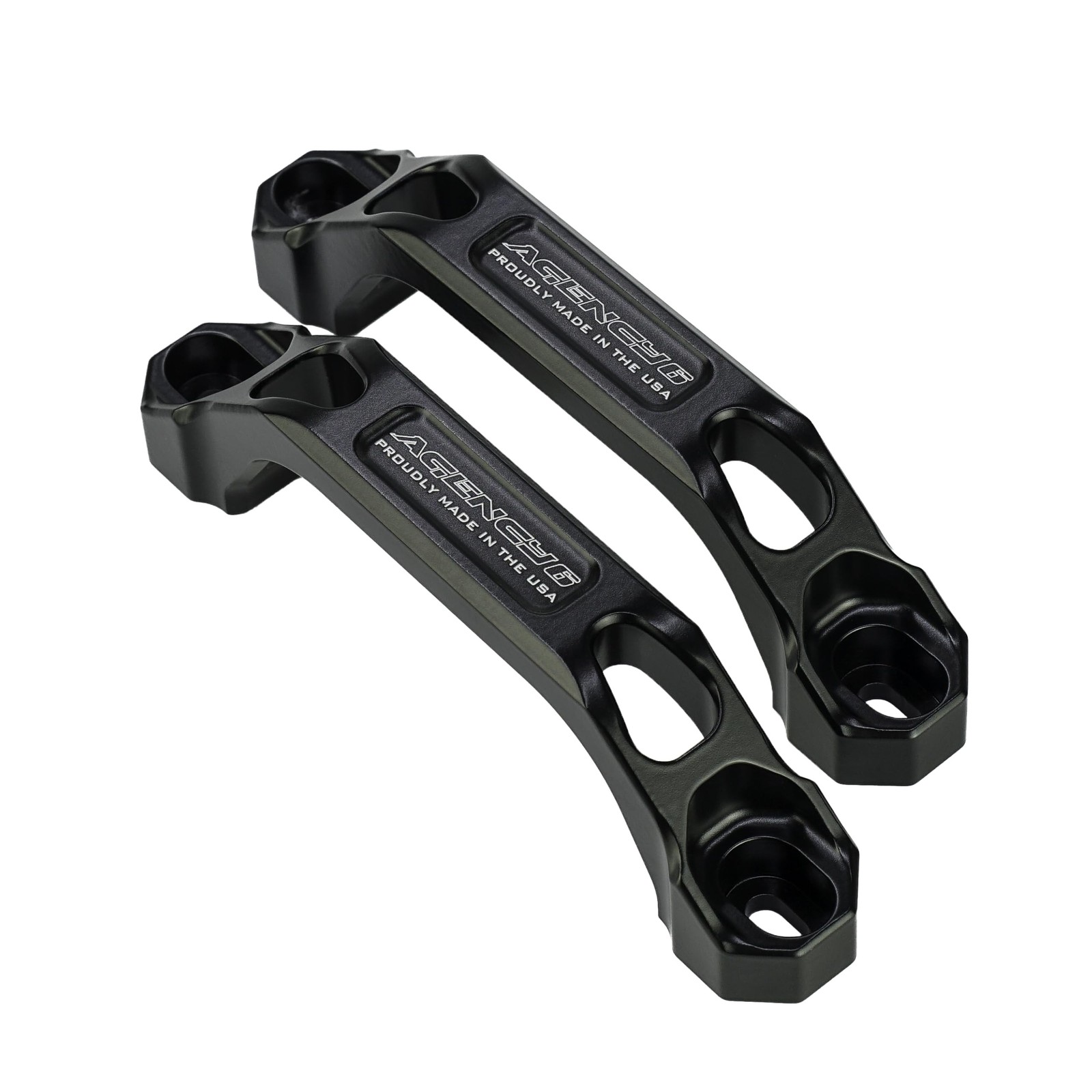 Agency 6 Billet Aluminum Grab Handles, 5.75″-6.25″ Mount Holes, Roof Rack Mou…