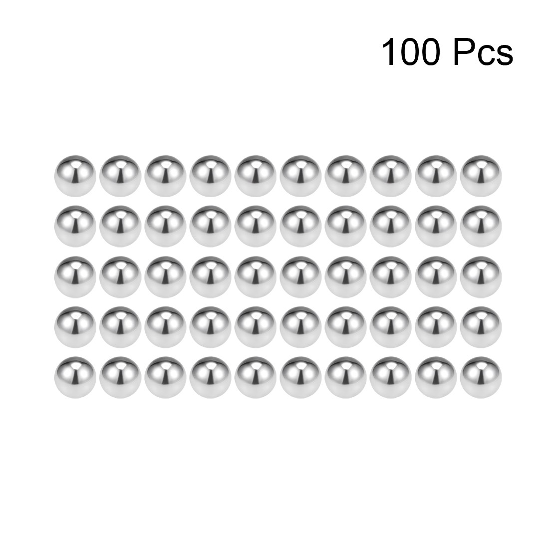 100pcs 4.5mm Bearing Balls 304 Stainless Steel G100 Loose Precision Balls