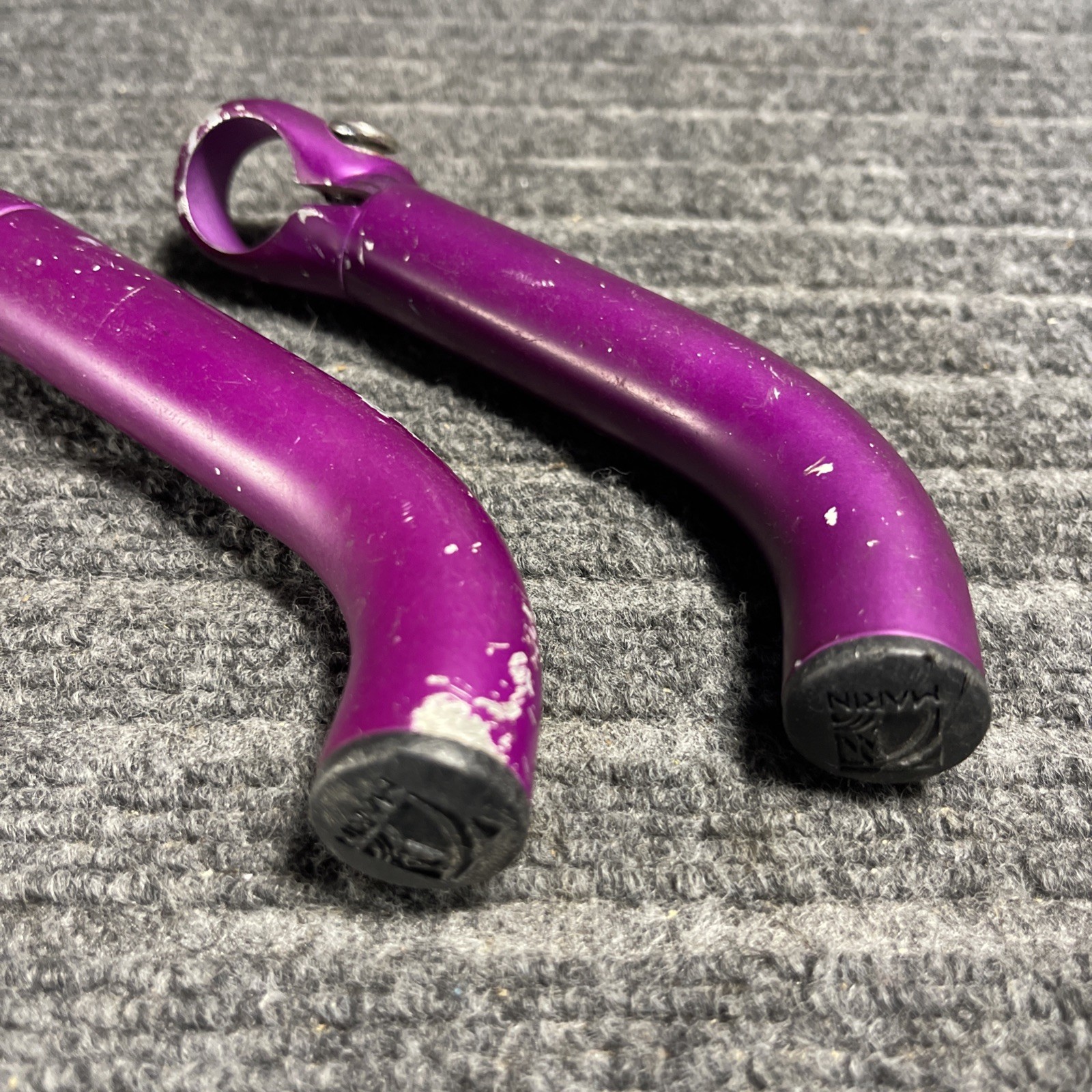 Vintage Marin Lite Purple Aluminum Short Bend Climbing Bar Ends 22.2mm MTB