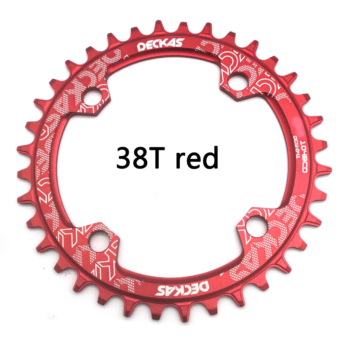DECKAS 104BCD Narrow Wide Chainring 32T-38T MTB for Shimano M615 M785 M820