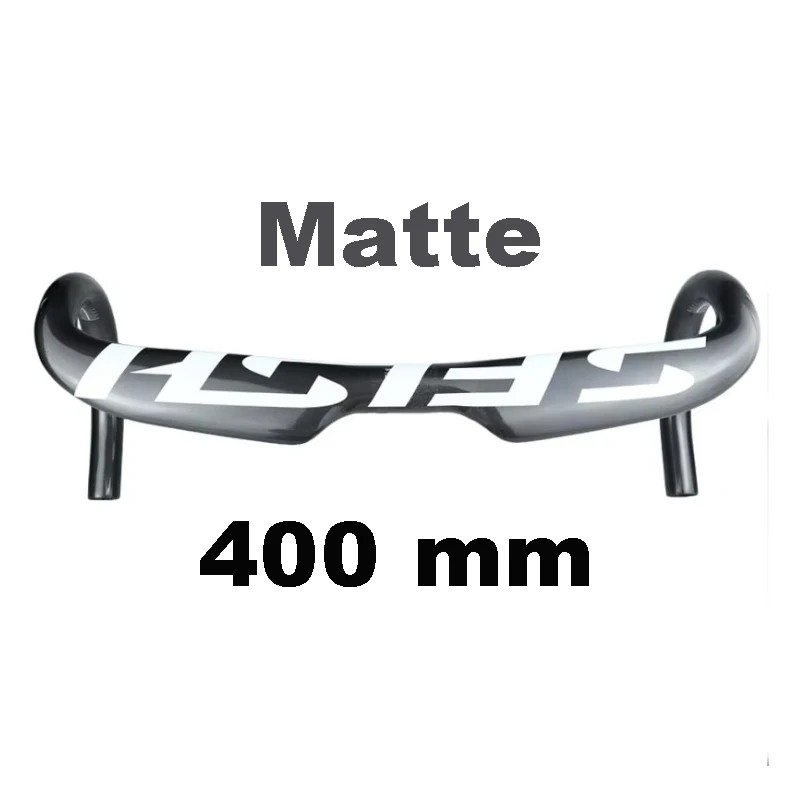 Carbon Road Bike Bent Handlebar 380-440mm Internal Routing Bicycle Drop Bar