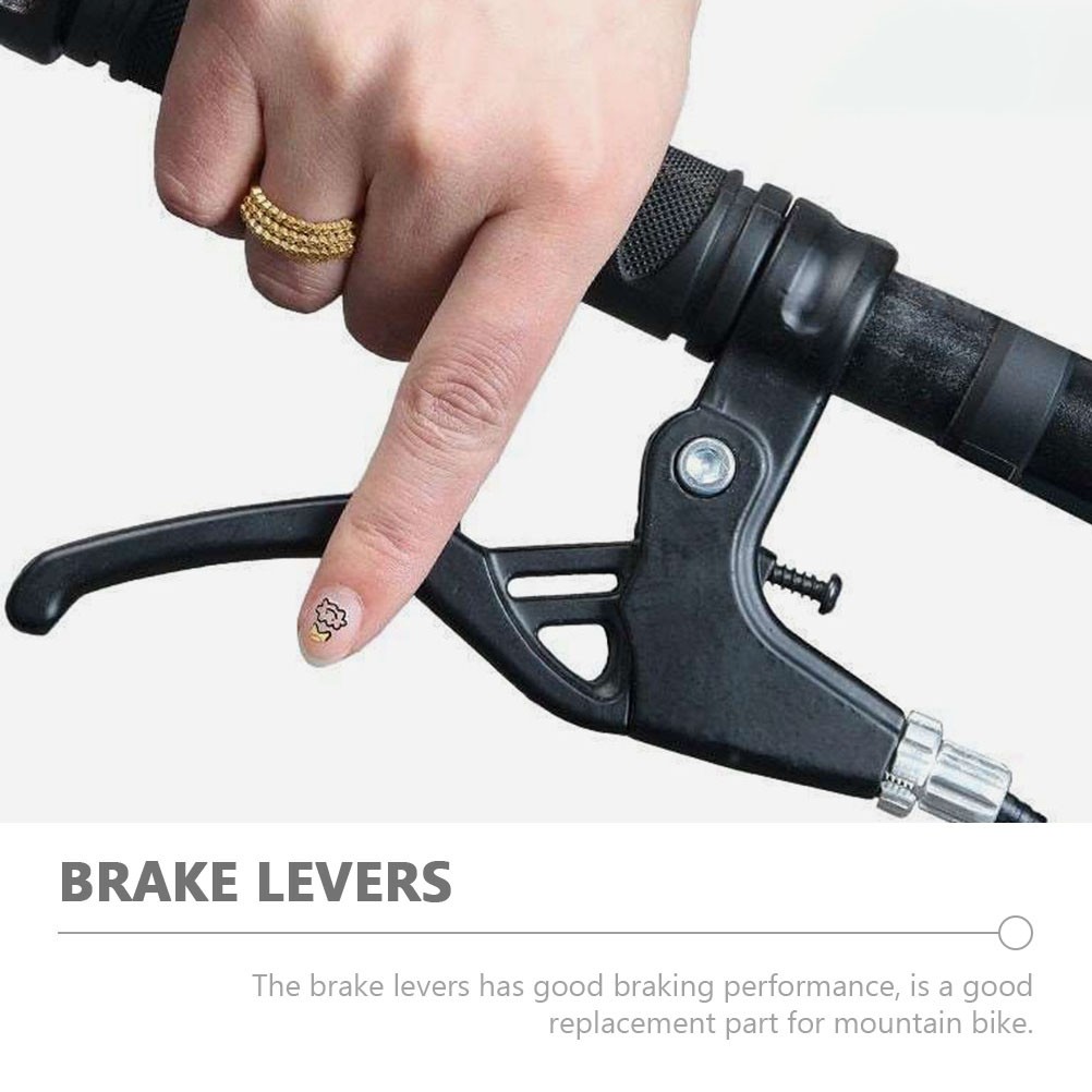 1 Pair Aluminum Alloy Brake Levers Bike Brake Levers Replacement Handles