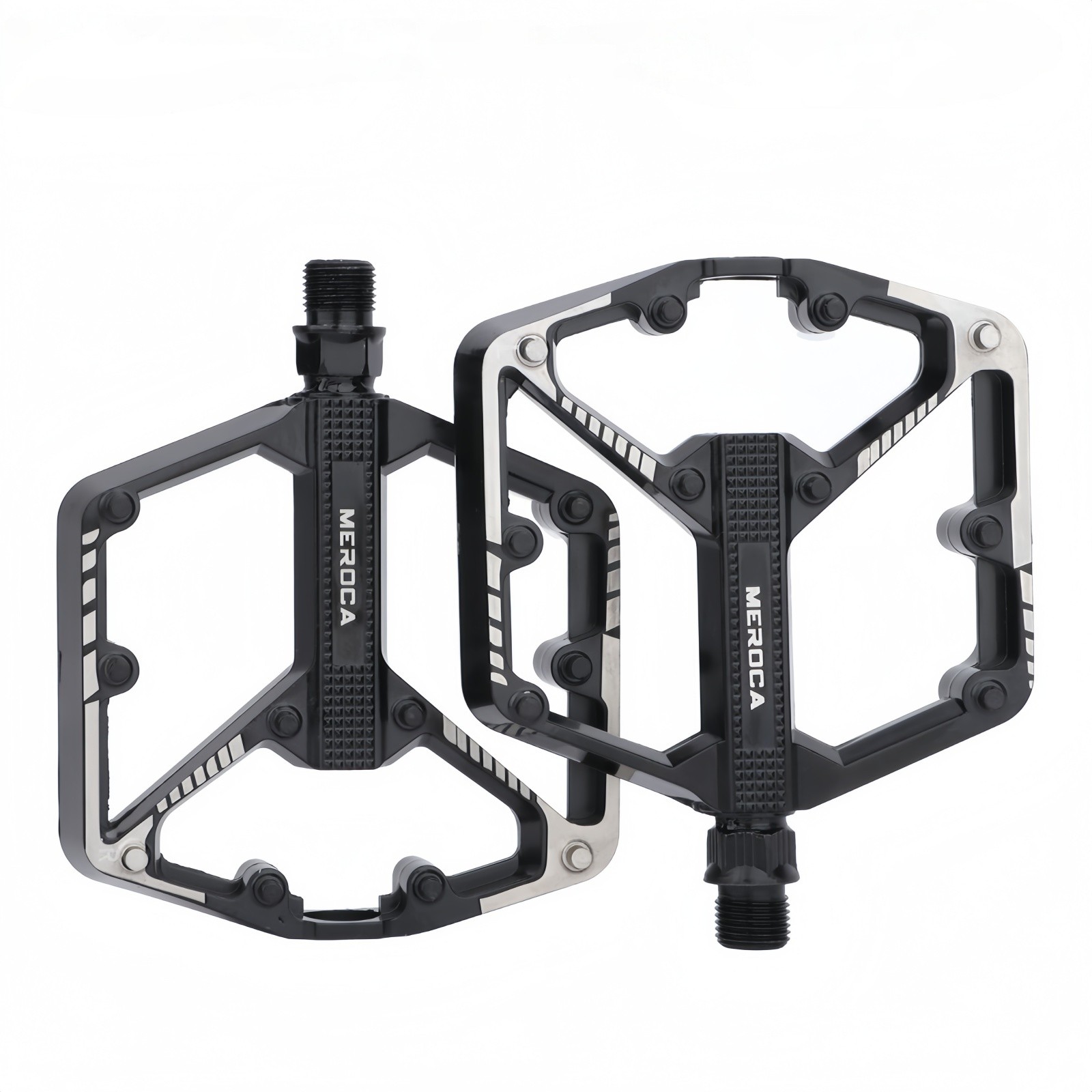 Fit MTB Road Bike Aluminum Pedals Lightweight Widen 9/16″ Bearing Pedal