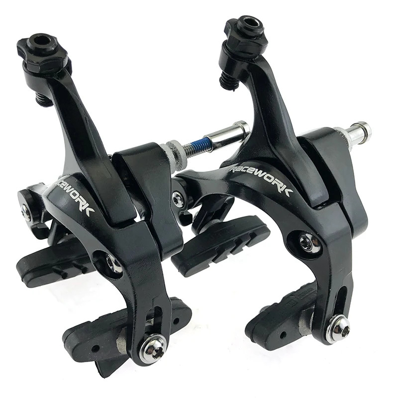 RACEWORK Road Bike Dual Pivot Calipers Bicycle Brake Racing Aluminum Side Pull