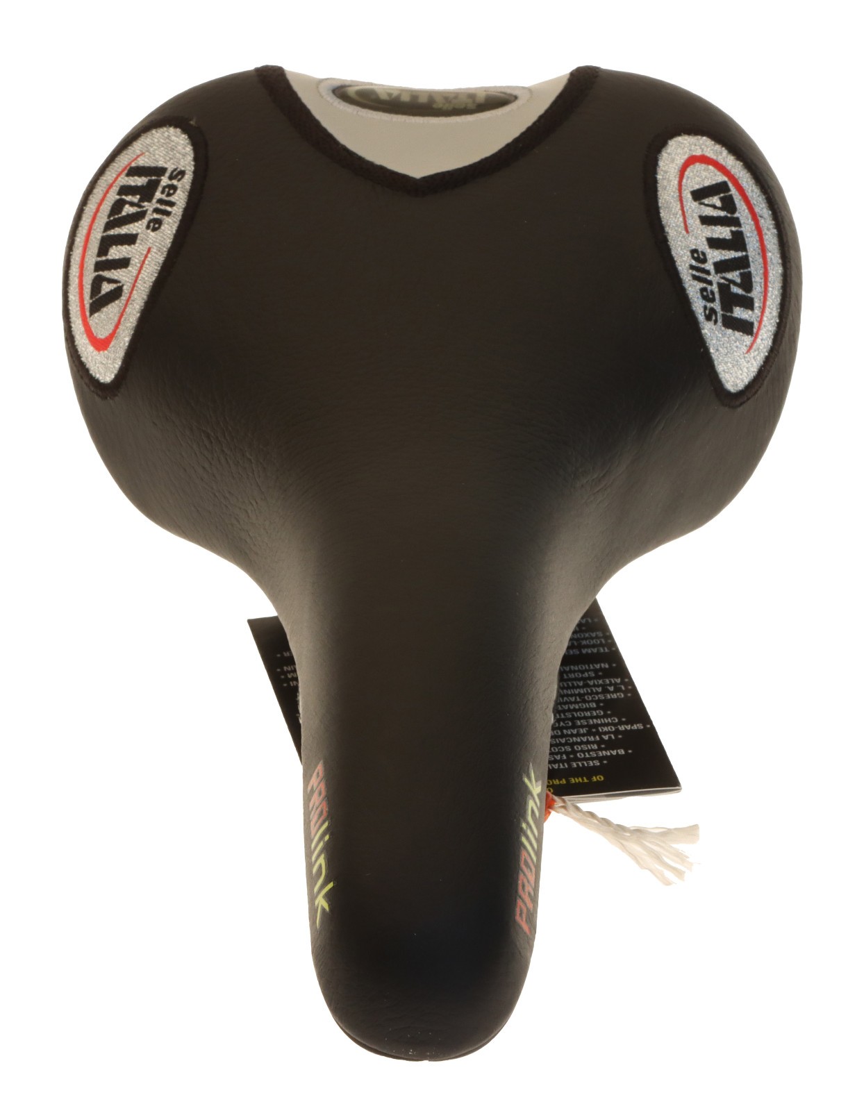 Selle Italia ProLink Saddle Manganese Rails Black Smooth Leather NIB NOS NEW