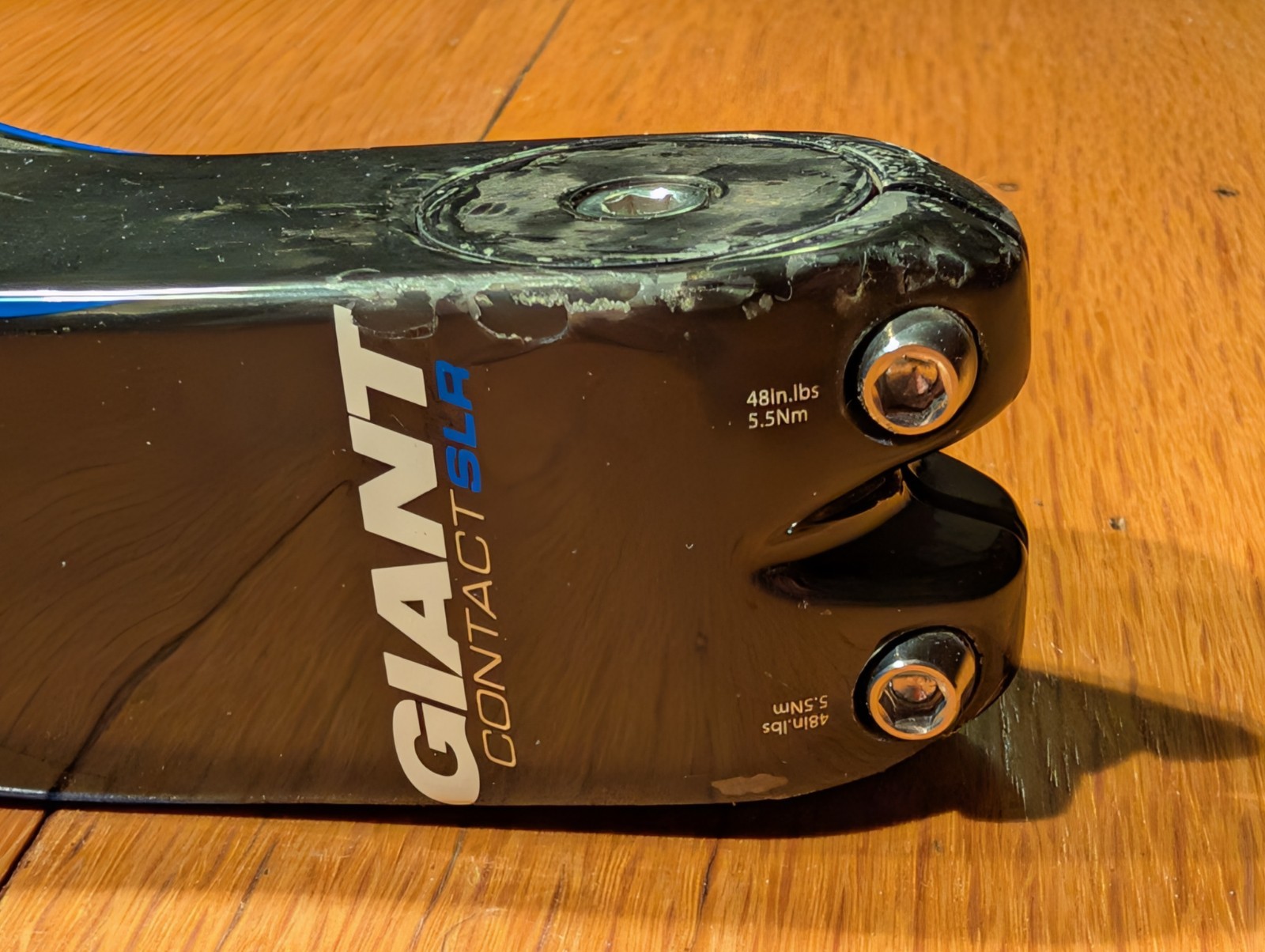 Giant Contact SLR Carbon Stem + top cap, 8° x 100 mm x 31.8, road or mtb bike