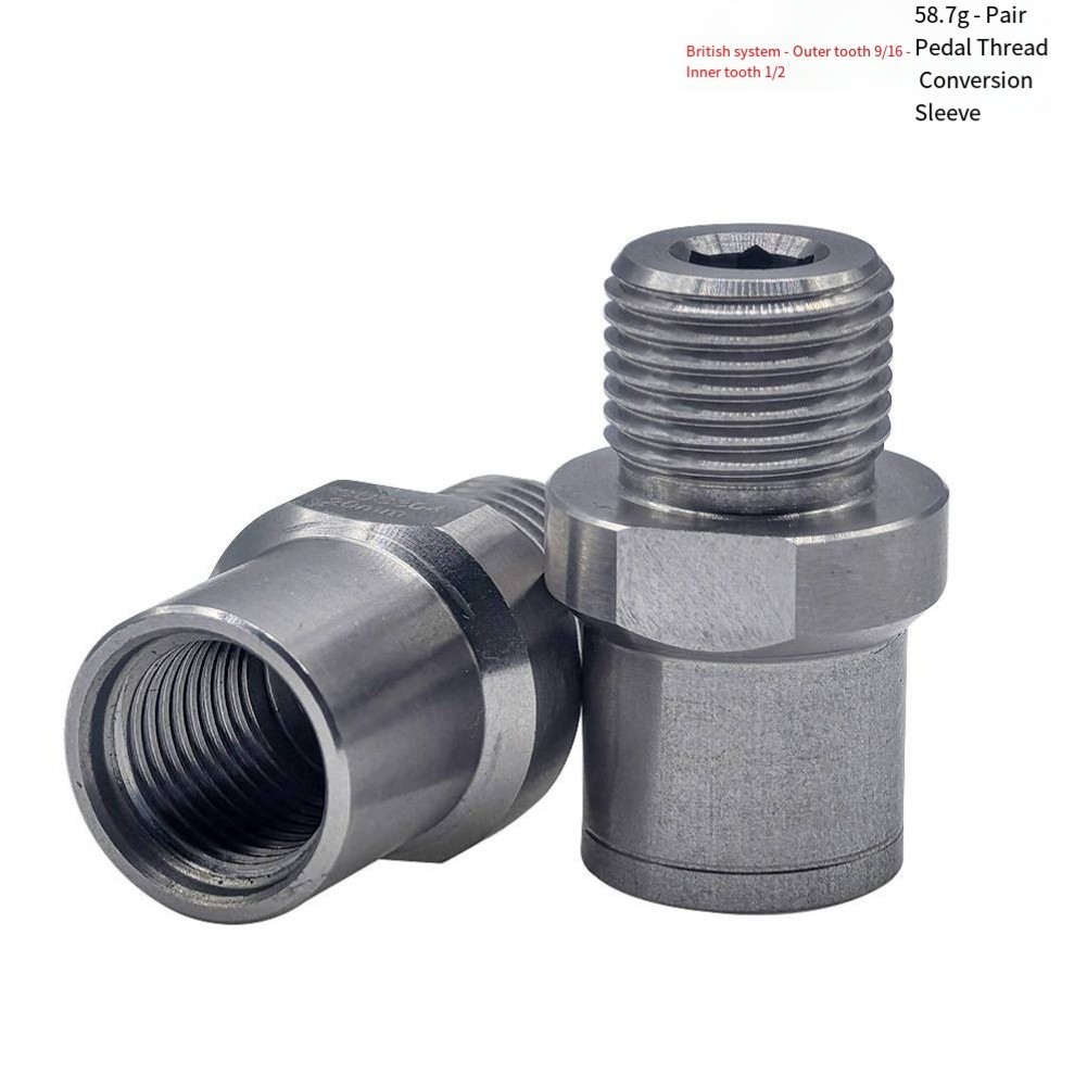 Crank Thread Converter For Improving Clearance Rust Resistant Material