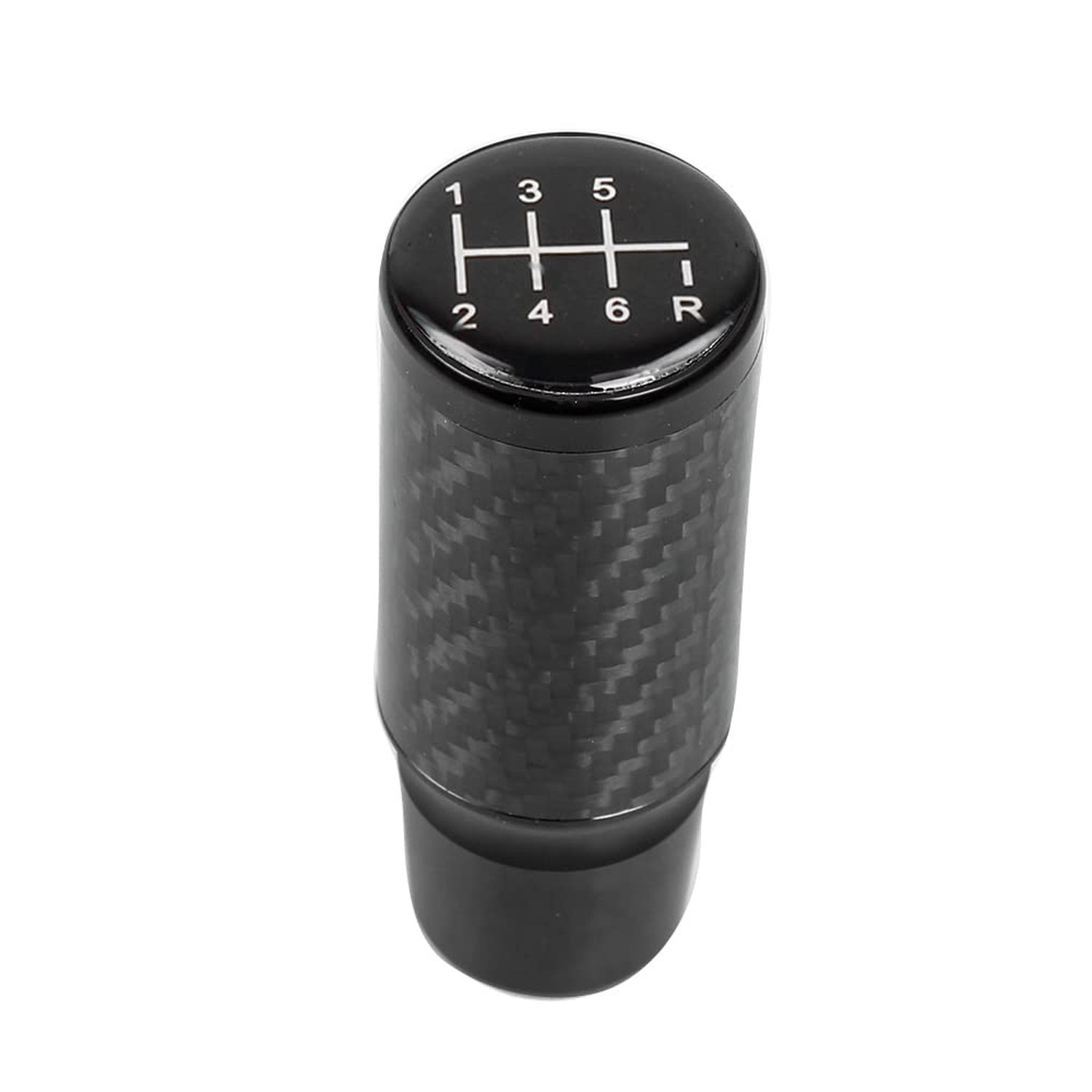 Carbon Fiber Shift Knob 6 Speeds Pattern Modified Carbon Fiber Aluminum Manua…
