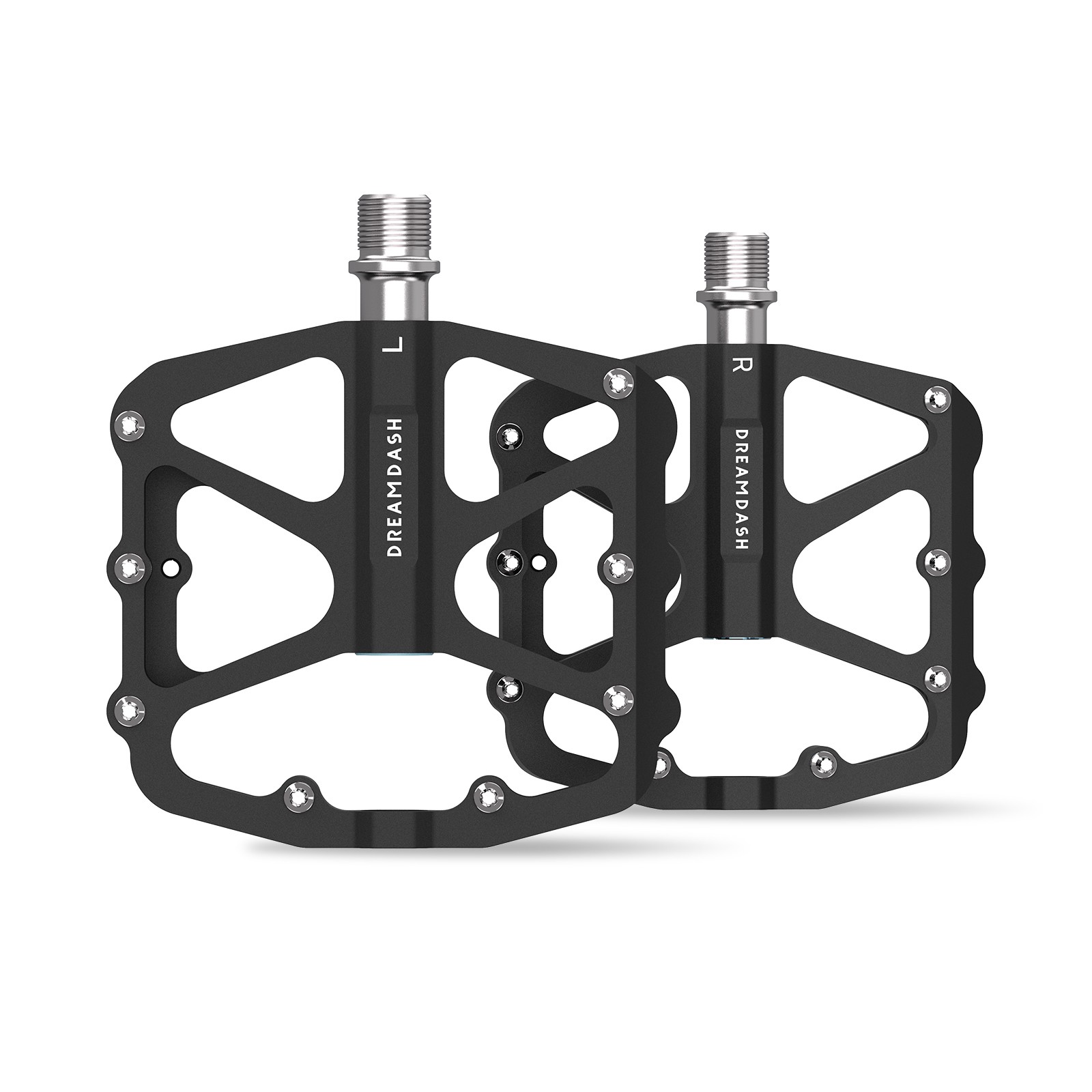 Mountain Bike Pedals 9/16″ Aluminum 3 Bearing Bicycle Pedals Road Bike Pedals