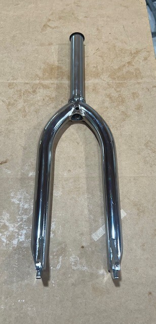 FREE SHIPPING – TNT BICYCLES 20″ BMX FORK – CHROME PLATED (DISCOUNTED – B-STOCK)