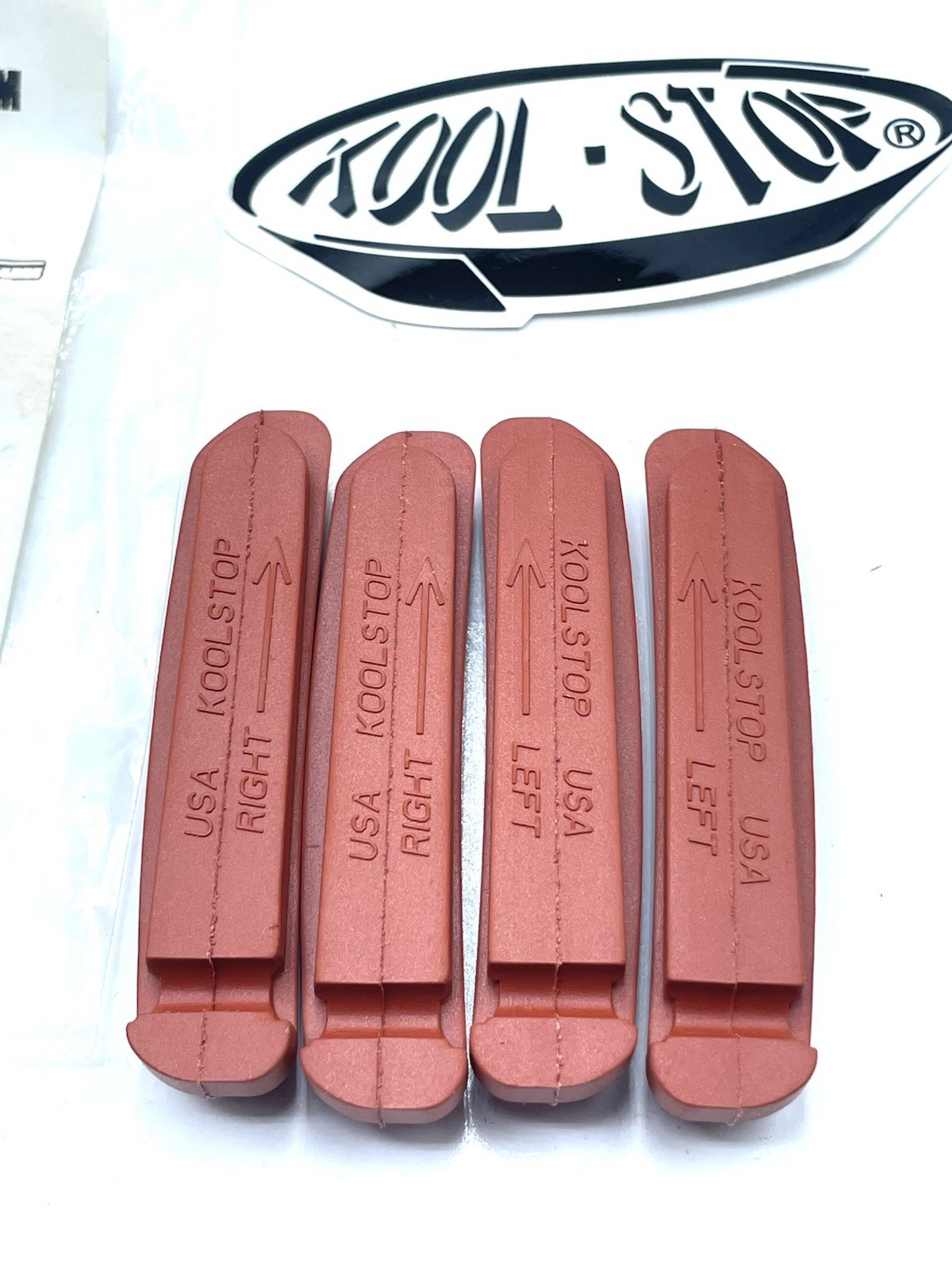 Koolstop Salmon Deore LX Inserts All Weather Brake Pads USA Made NOS