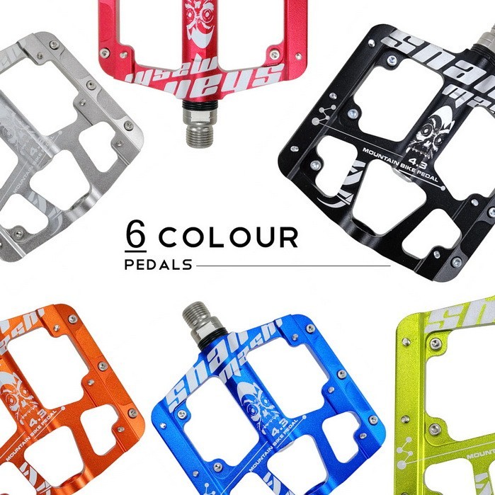 Road MTB Folding Bike Bicycle Pedal CNC Aluminum 3 Bearings 9/16″ Flat Pedals