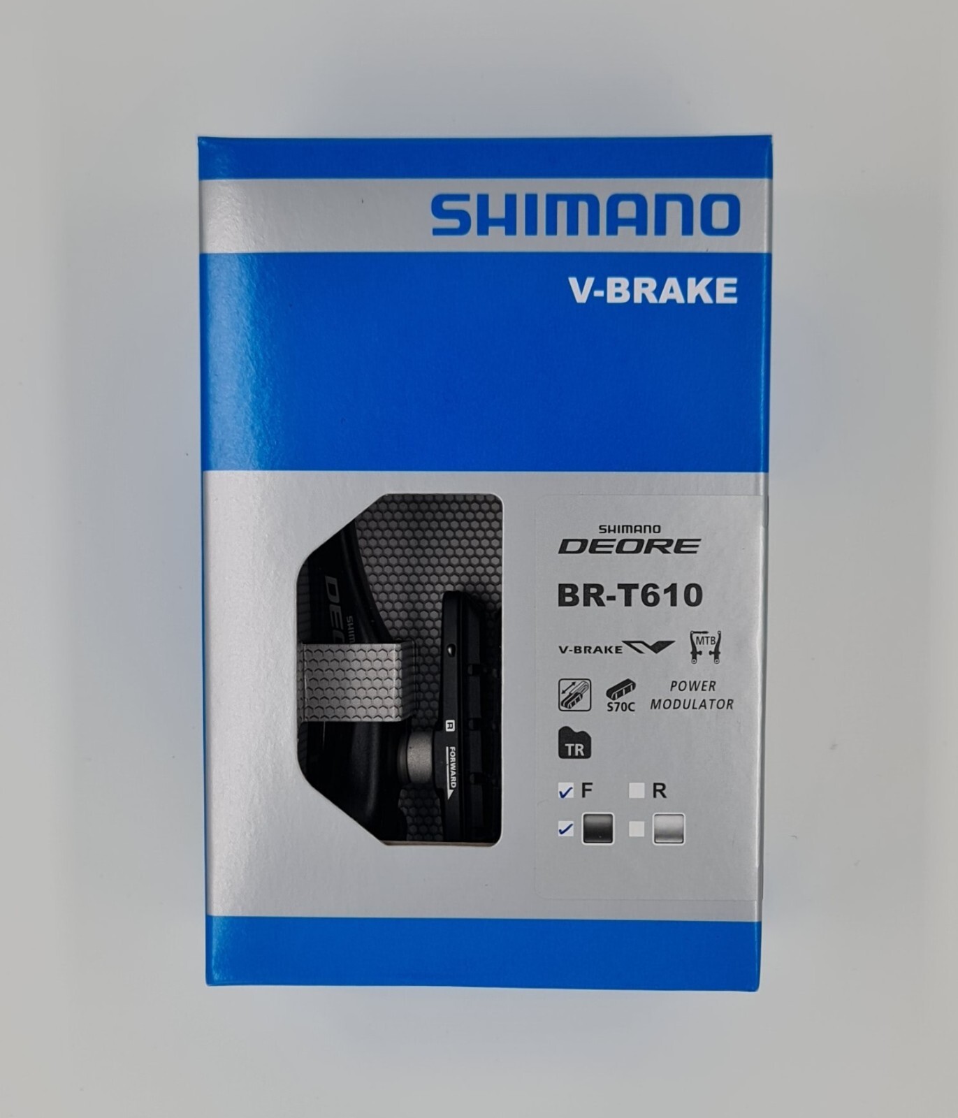 Shimano Deore V-Brake Brake BR-T 610 Black Single or Set Genuine Boxed