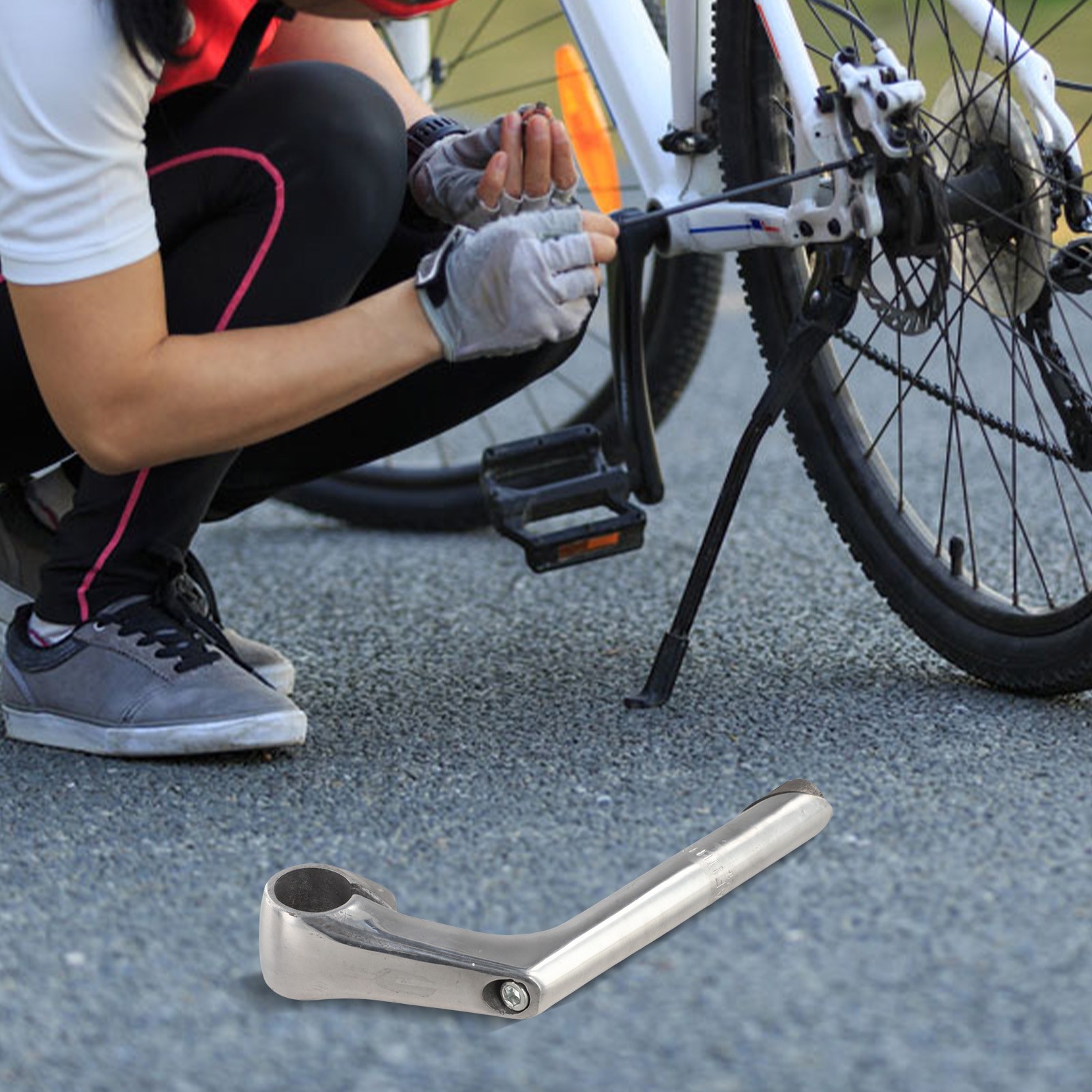 Bicycle Stem Bicycle Components 439 Grams Aluminum Alloy Easy To Install