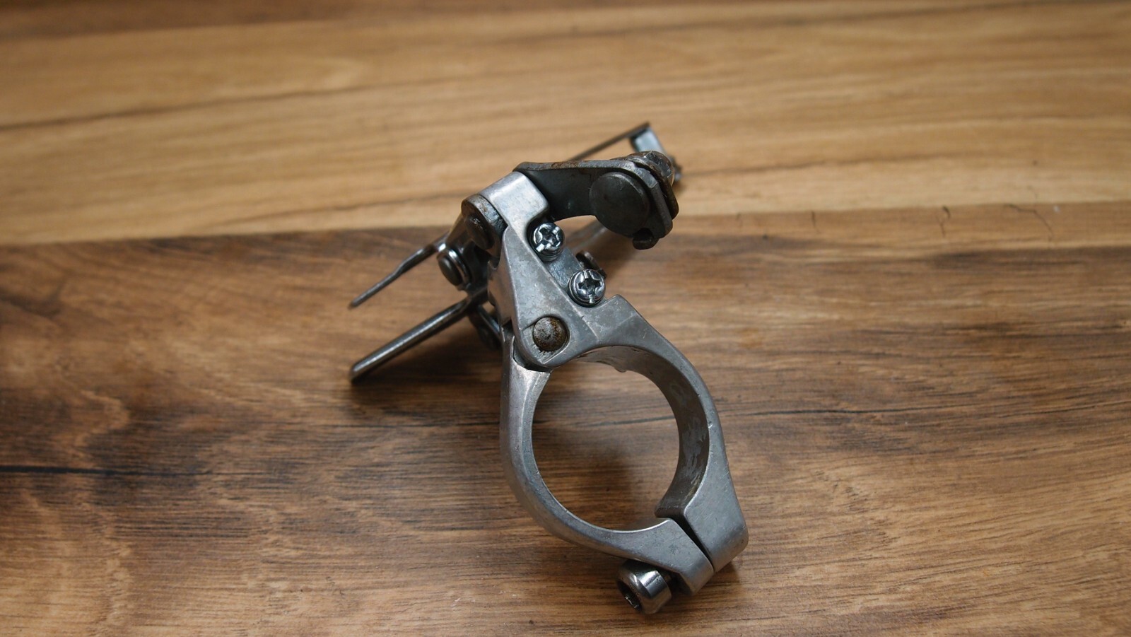 1980s front derailleur Suntour 28.6 mm bottom pull VIA Japan Maeda Ind