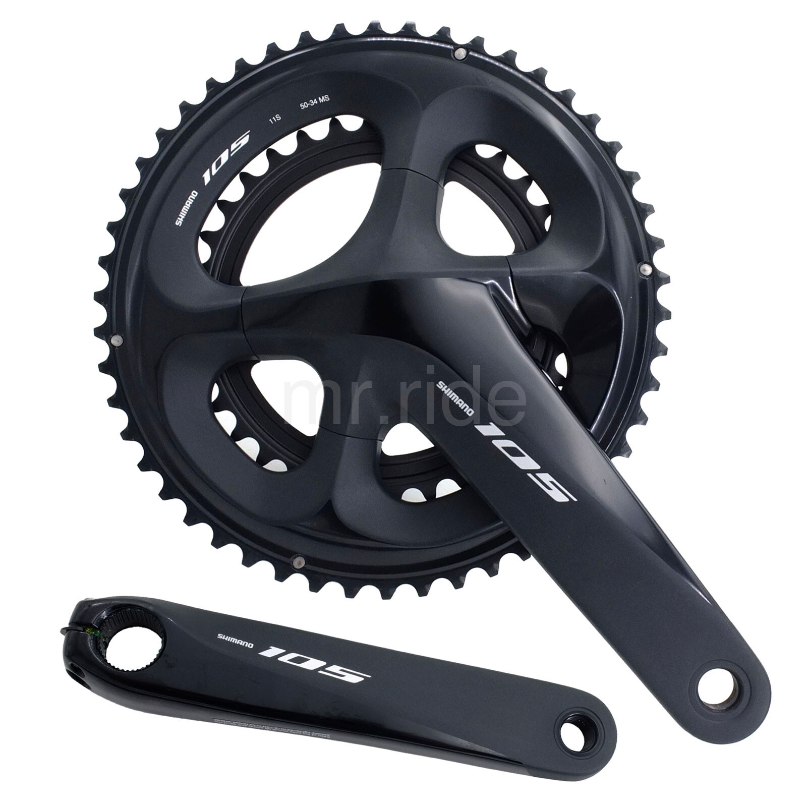 Shimano 105 FC-R7000 Crank Set 165/170/172.5/175mm 50/34/52/36/53/39T W/O BB