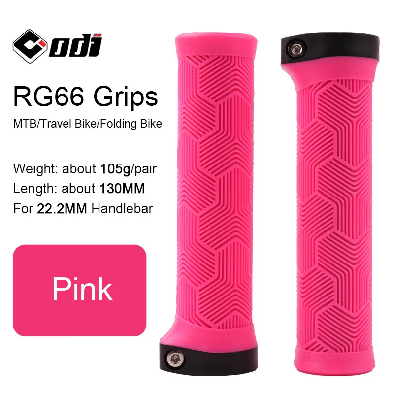 MTB Lock On Bike Grips 22.2MM Rubber Wing Shape Anti Slip Folding Handlebar