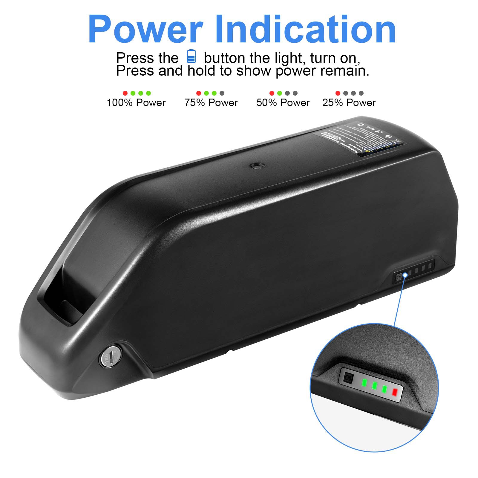 Samsung Ebike Battery 48V 52V 20Ah Lithium Electric Bicycle Battery for Bafang