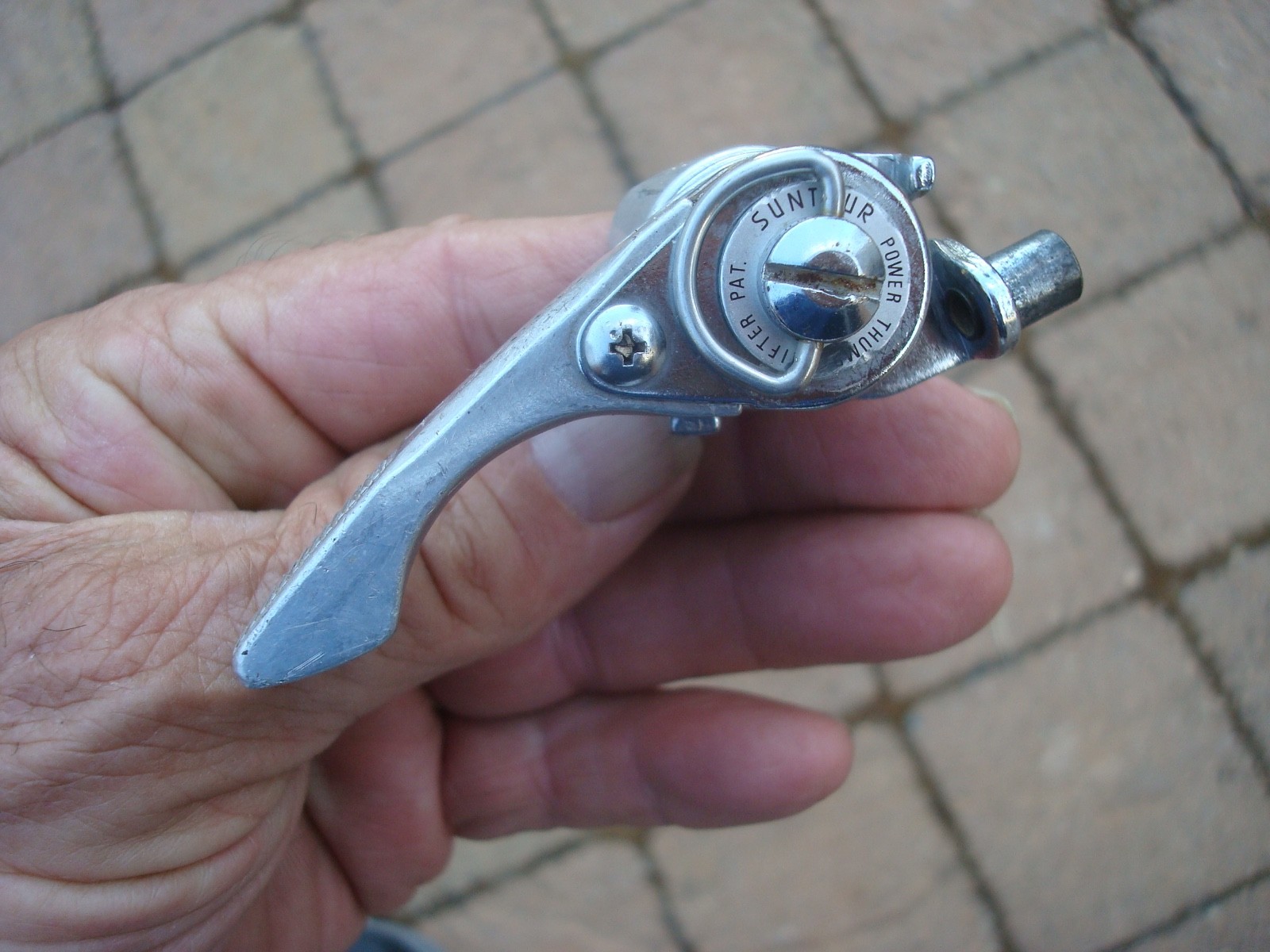 Vintage SunTour Power Thumb Shifter Set Adjustable Clamp 1980s MTB Bike Friction