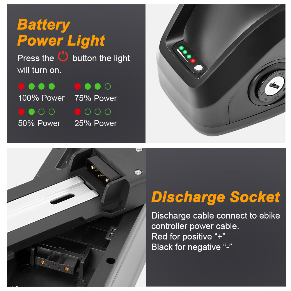 RAD POWER Lithium Ebike Battery 48V 14Ah Rad External Battery Pack