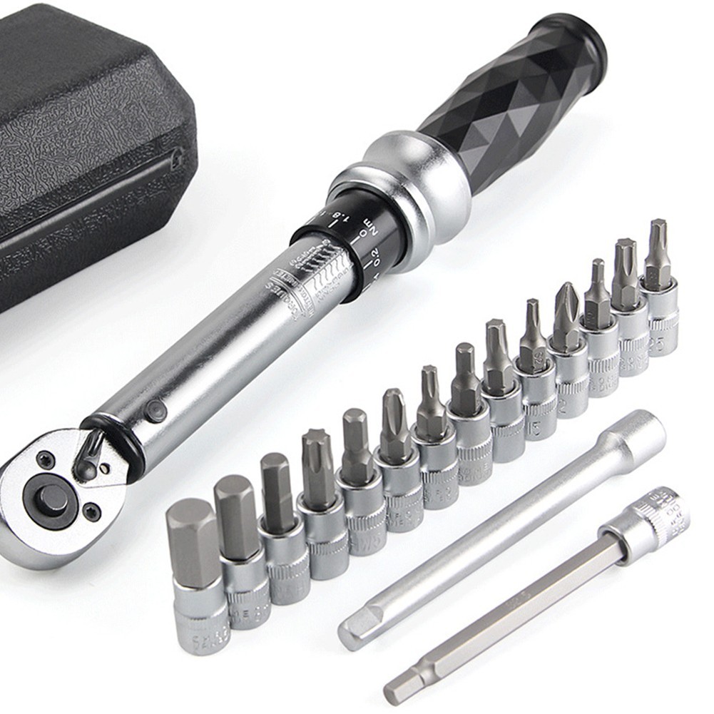 Adjustable 18in1 for torque Wrench Bike Maintenance Tool Set for Mountain Use