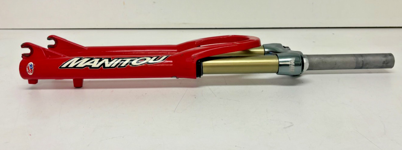 Manitou Disc Brake 26″ QR Air Spring Suspension Fork 165mm 1-1/8″ Steerer Tube