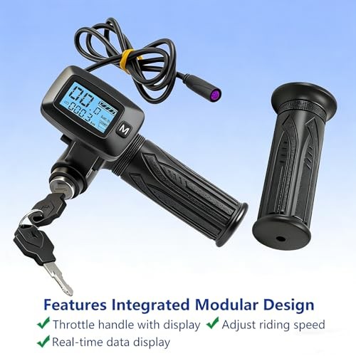 Throttle for Tuttio Soleil 01 Electric Dirt Bike, 48V LCD Display with M Key