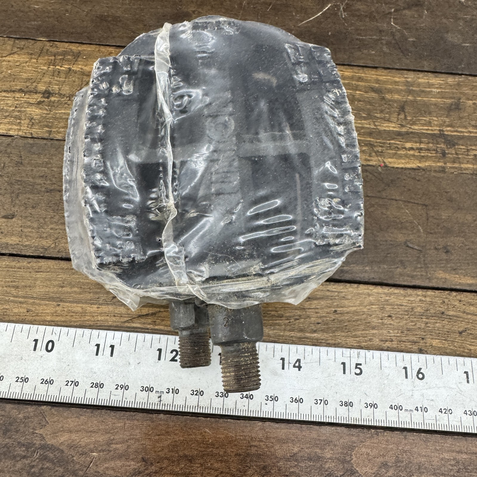 Vintage Union BMX Bicycle Pedals Pair 1/2″ NOS NEW Reflectors Germany OPC