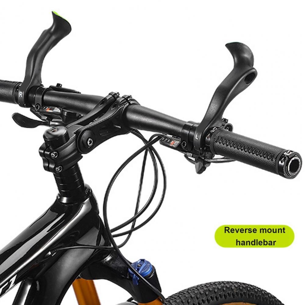 2PCS Bicycle Ergonomic Bar Ends Extender for 21.8-22.2mm Handlebars Bar End Grip