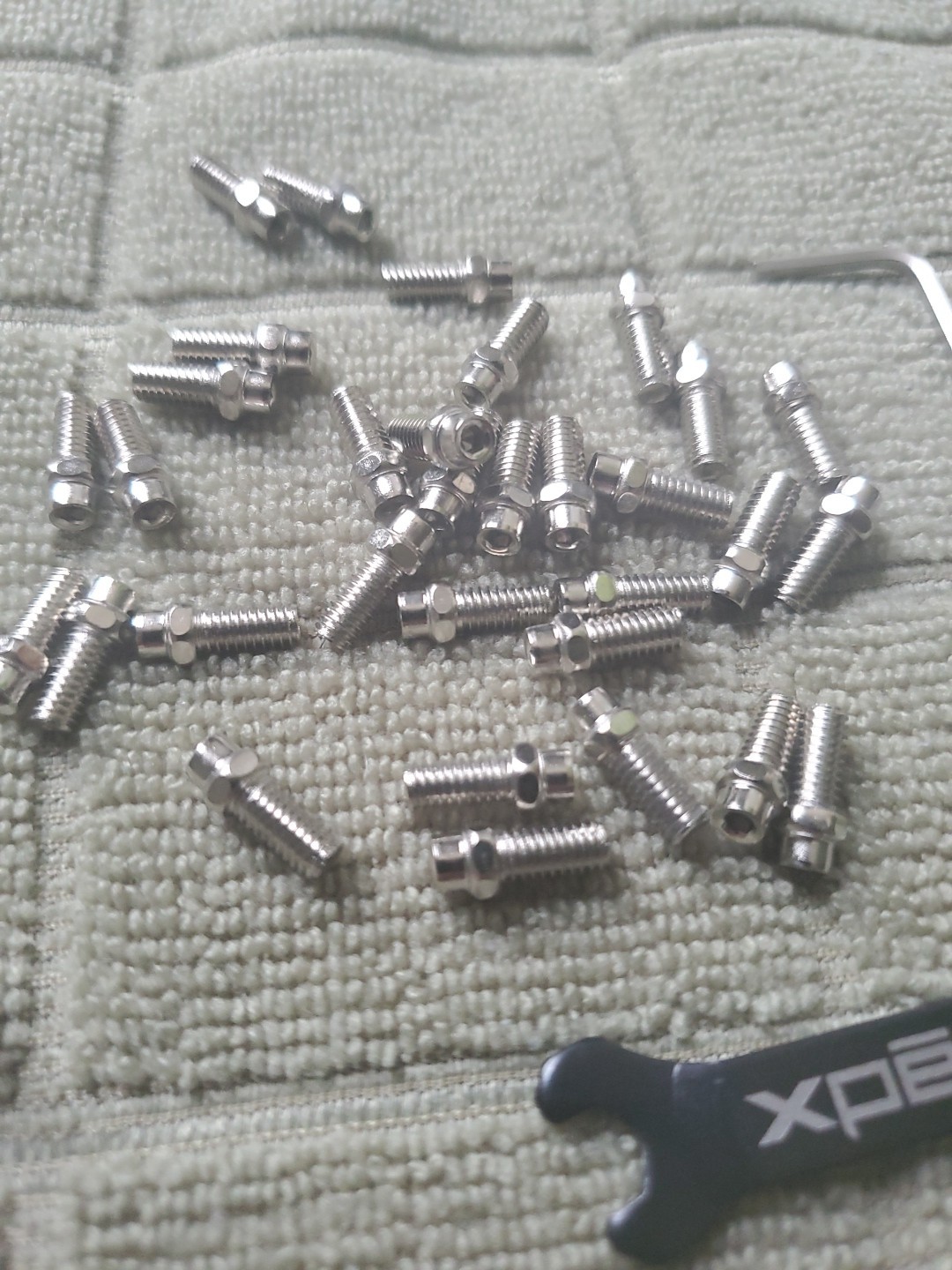 Mixed Lot Of brand New Bicycle Pedal Pins With Tools