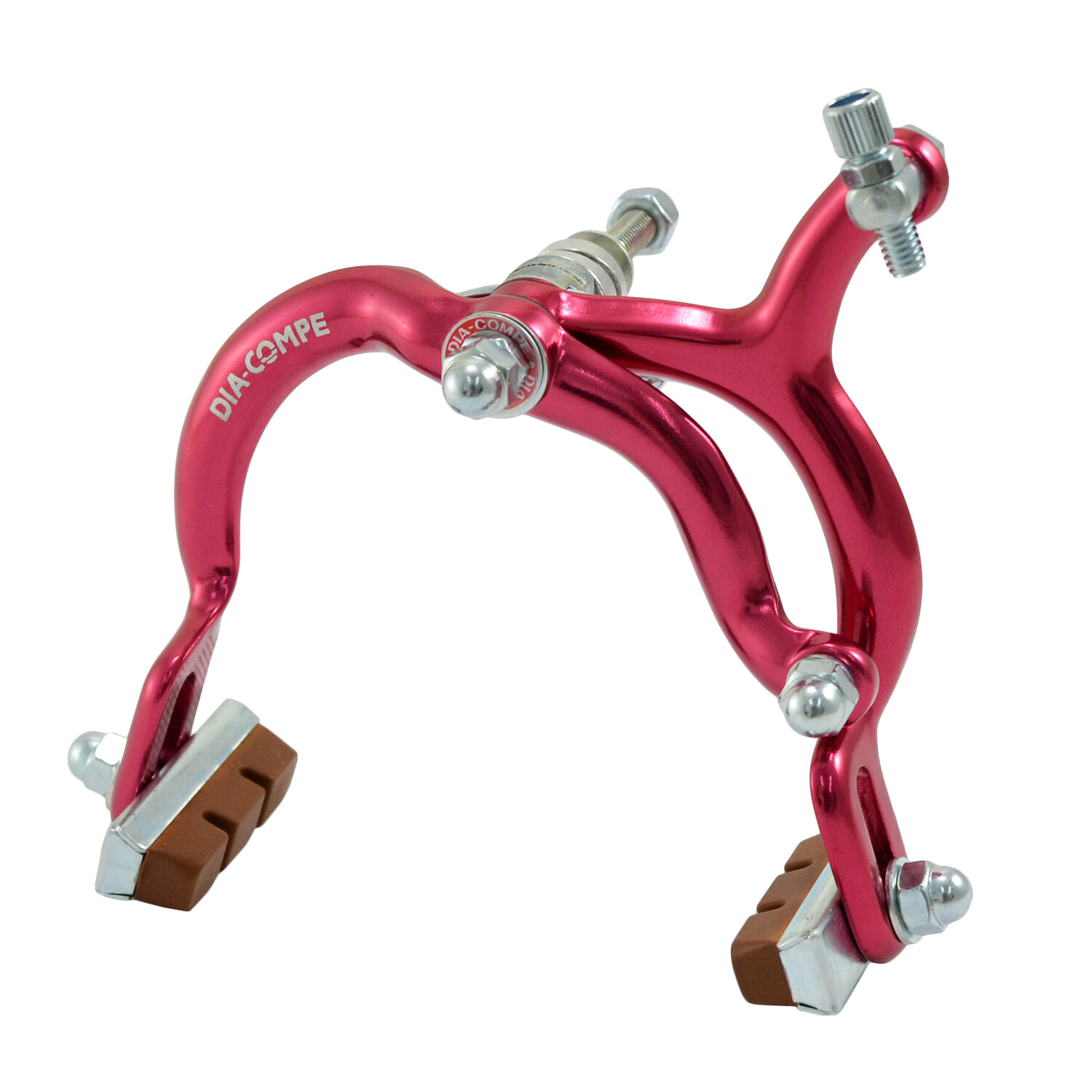 DIA-COMPE MX890 Side Pull Caliper Brake Set (F+R) For Old School BMX , Red
